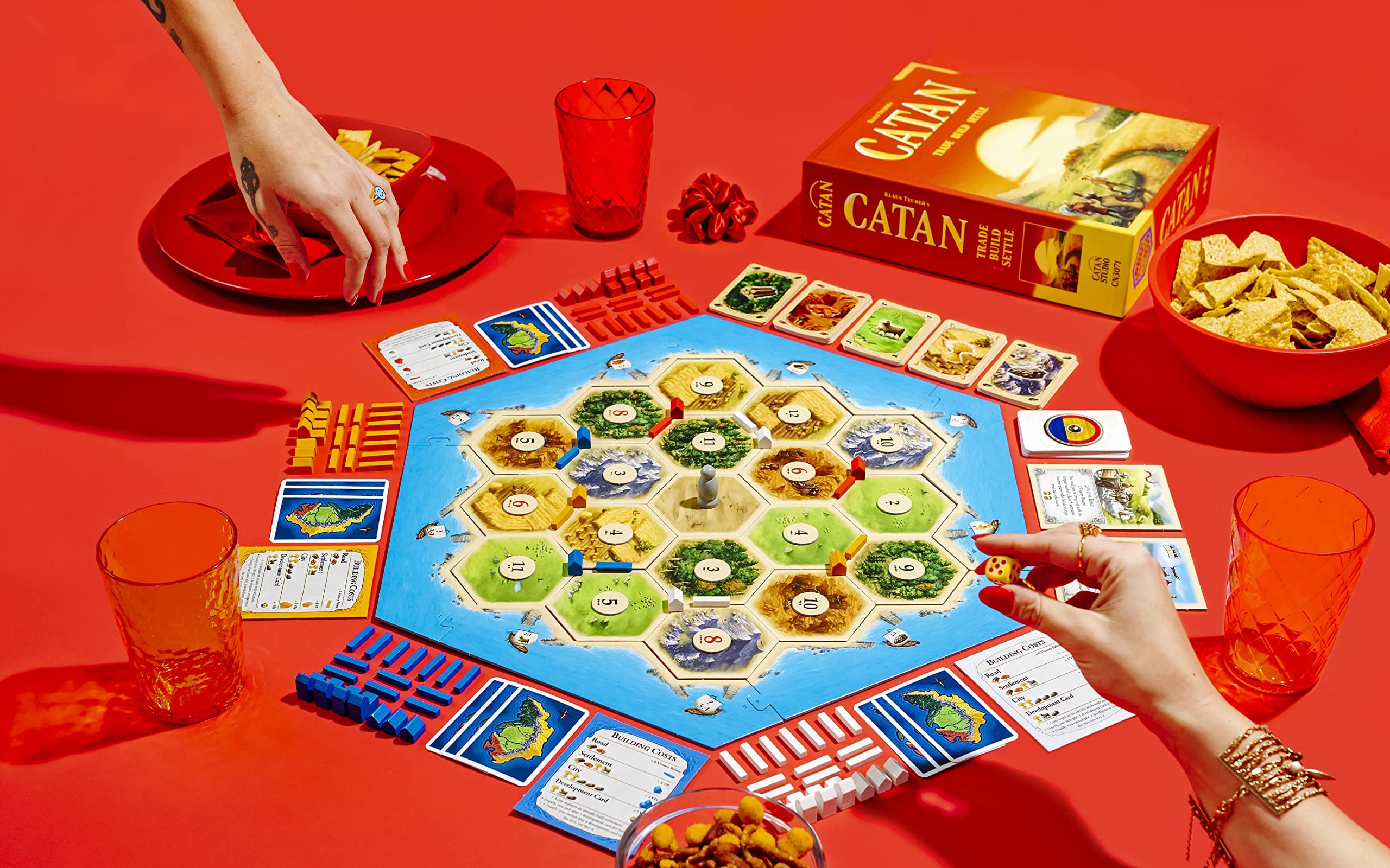 Foto 4 pulgar | Juego De Mesa De Aventura, Juego Base De Catan Para Adultos Y Familiares - Venta Internacional.
