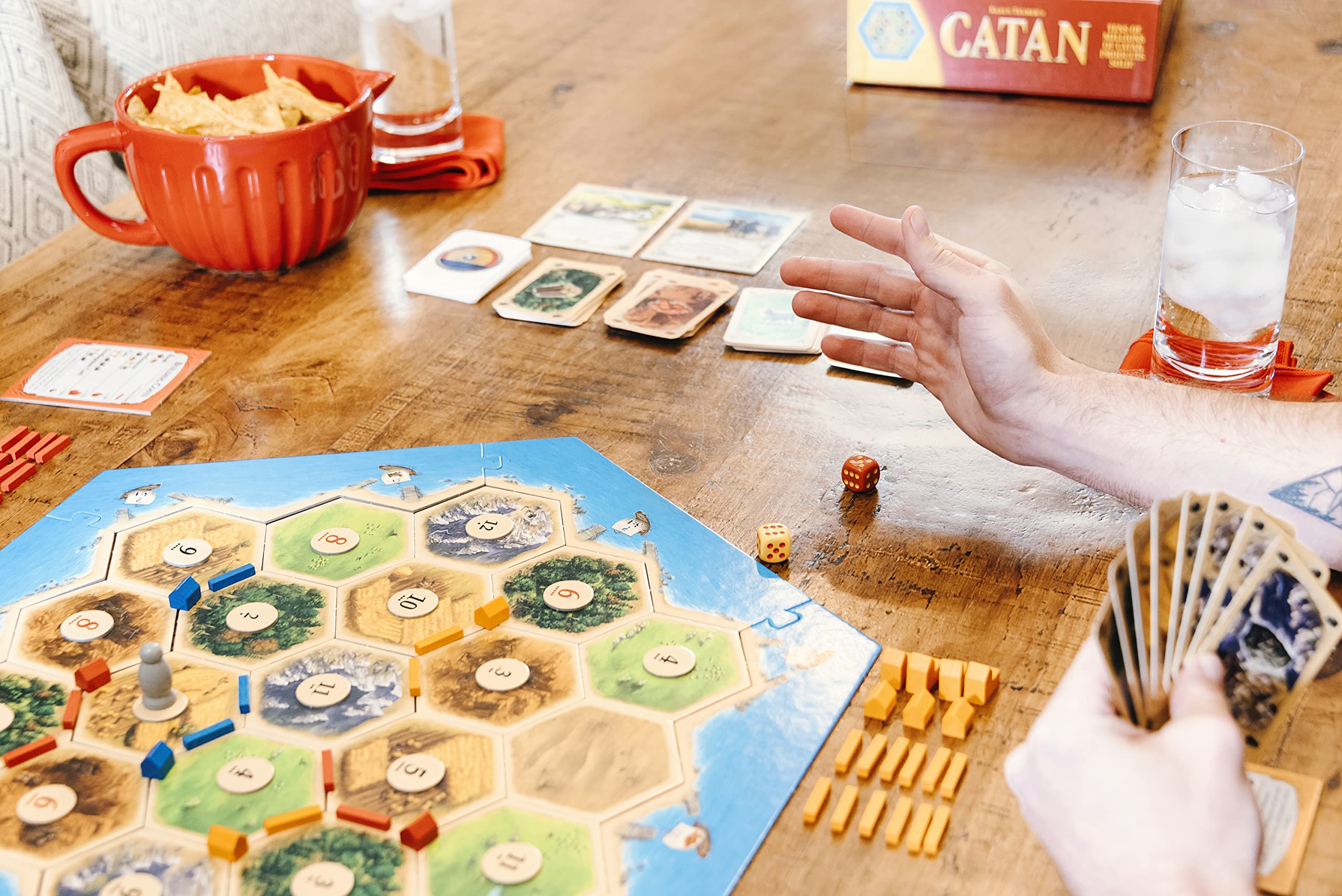 Foto 5 | Juego De Mesa De Aventura, Juego Base De Catan Para Adultos Y Familiares - Venta Internacional.
