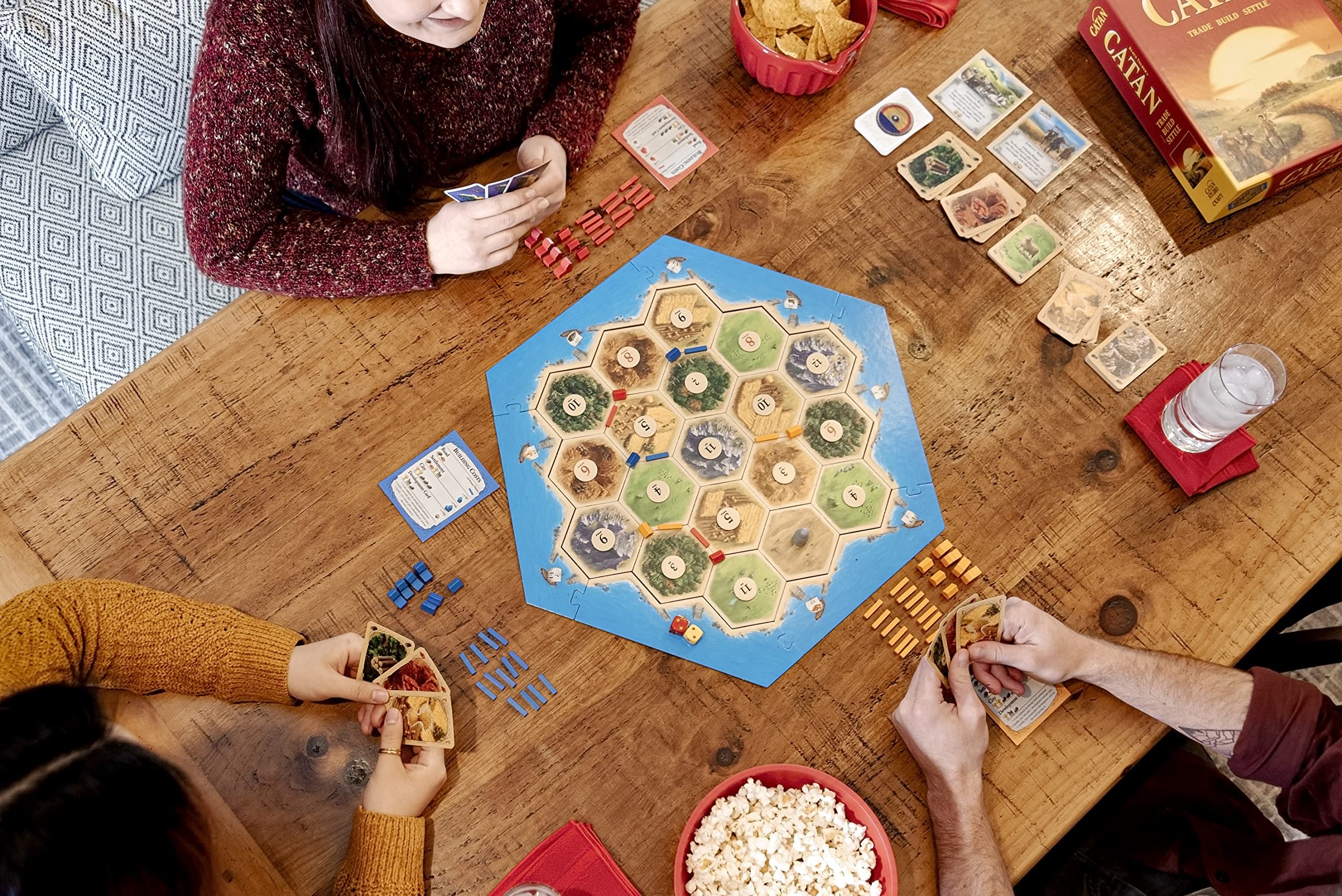 Foto 8 pulgar | Juego De Mesa De Aventura, Juego Base De Catan Para Adultos Y Familiares - Venta Internacional.