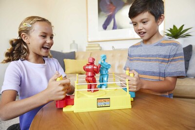 Foto 3 | Juego Para Niños Mattel Games Rock 'em Sock 'em Robots Fighting - Venta Internacional.