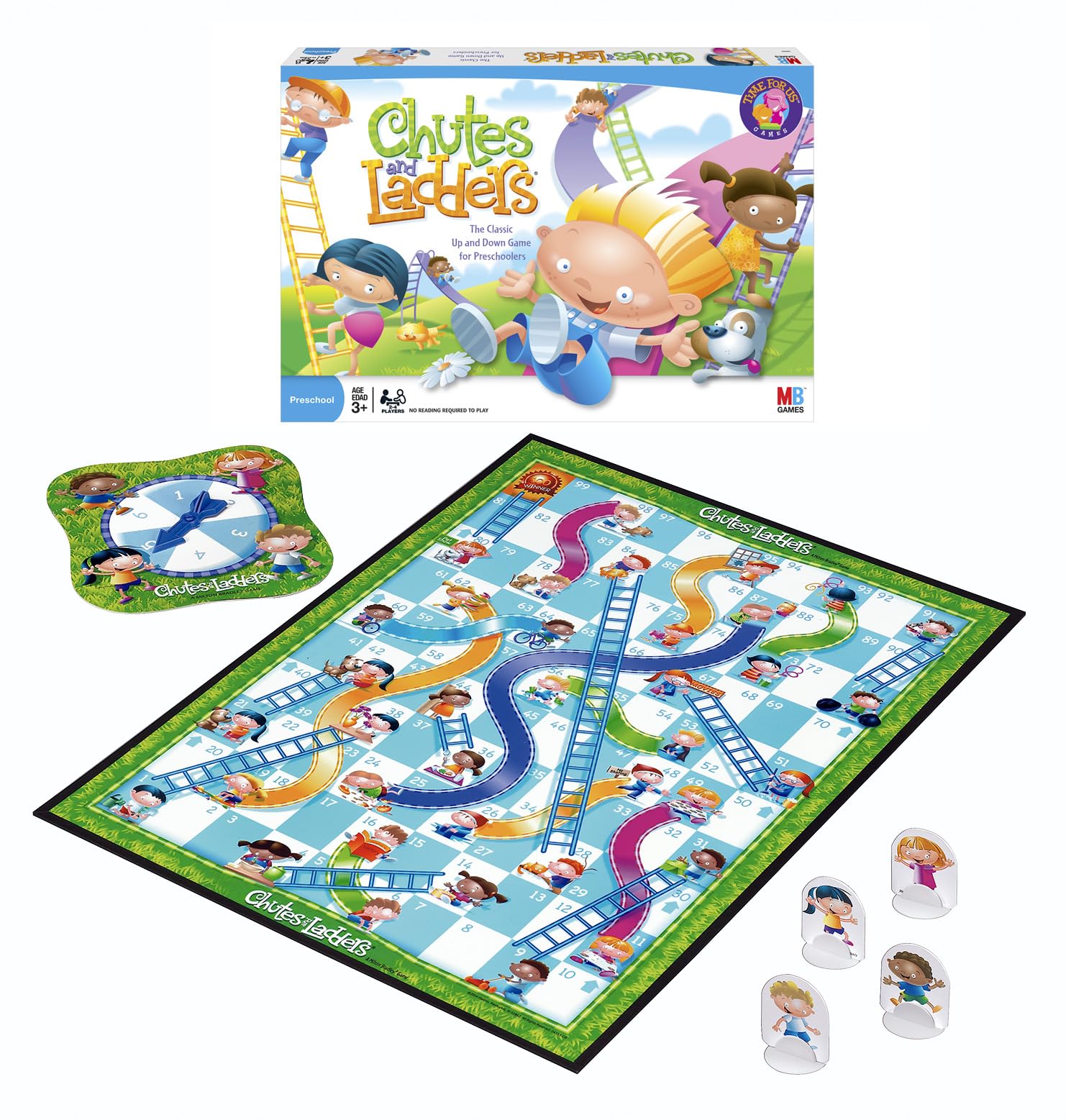 Foto 3 pulgar | Juego De Mesa Hasbro Gaming Chutes And Ladders Para 2-4 Jugadores Y 3 O Más - Venta Internacional.