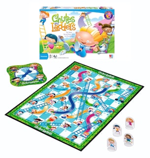 Foto 2 | Juego De Mesa Hasbro Gaming Chutes And Ladders Para 2-4 Jugadores Y 3 O Más - Venta Internacional.