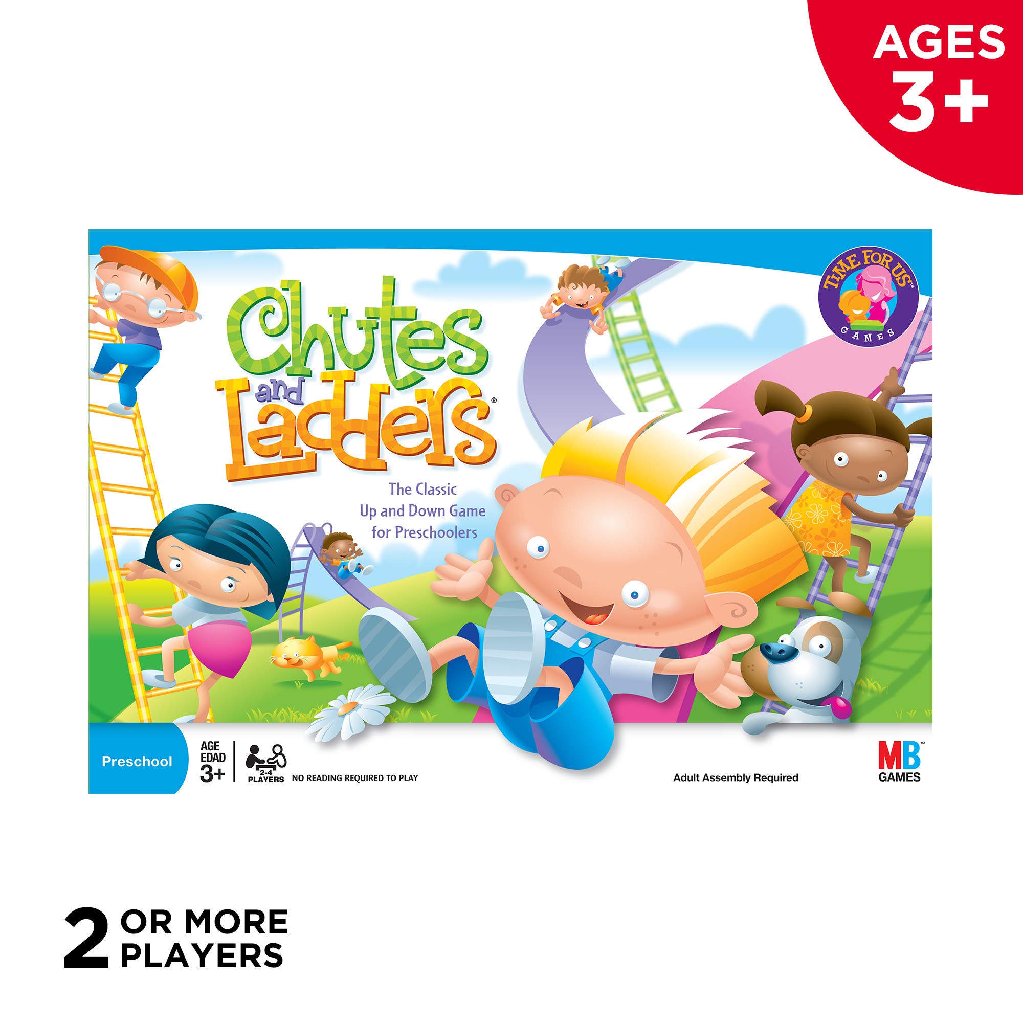 Foto 4 pulgar | Juego De Mesa Hasbro Gaming Chutes And Ladders Para 2-4 Jugadores Y 3 O Más - Venta Internacional.