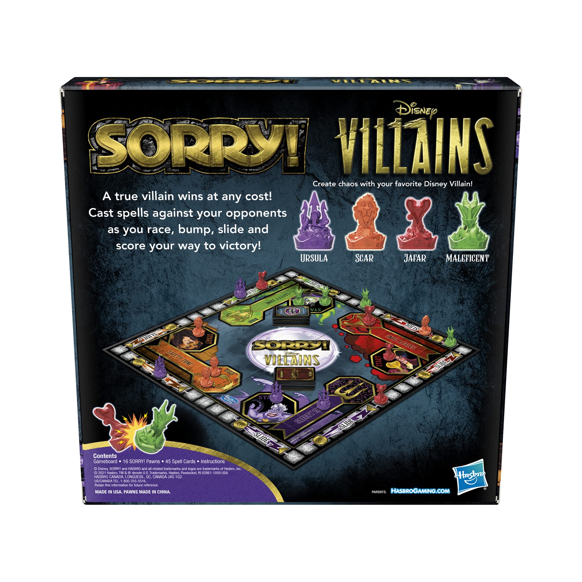 Foto 7 pulgar | Juego De Mesa Hasbro Gaming ¡lo Siento! Edición Disney Villains - Venta Internacional.