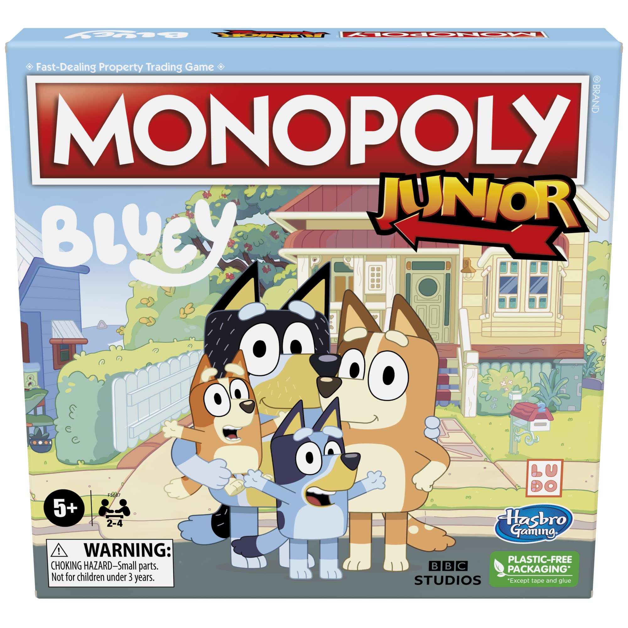 Foto 2 pulgar | Juego De Mesa Hasbro Gaming Monopoly Junior Bluey Edition Kids 5+ - Venta Internacional.