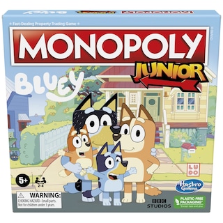 Foto 1 | Juego De Mesa Hasbro Gaming Monopoly Junior Bluey Edition Kids 5+ - Venta Internacional.