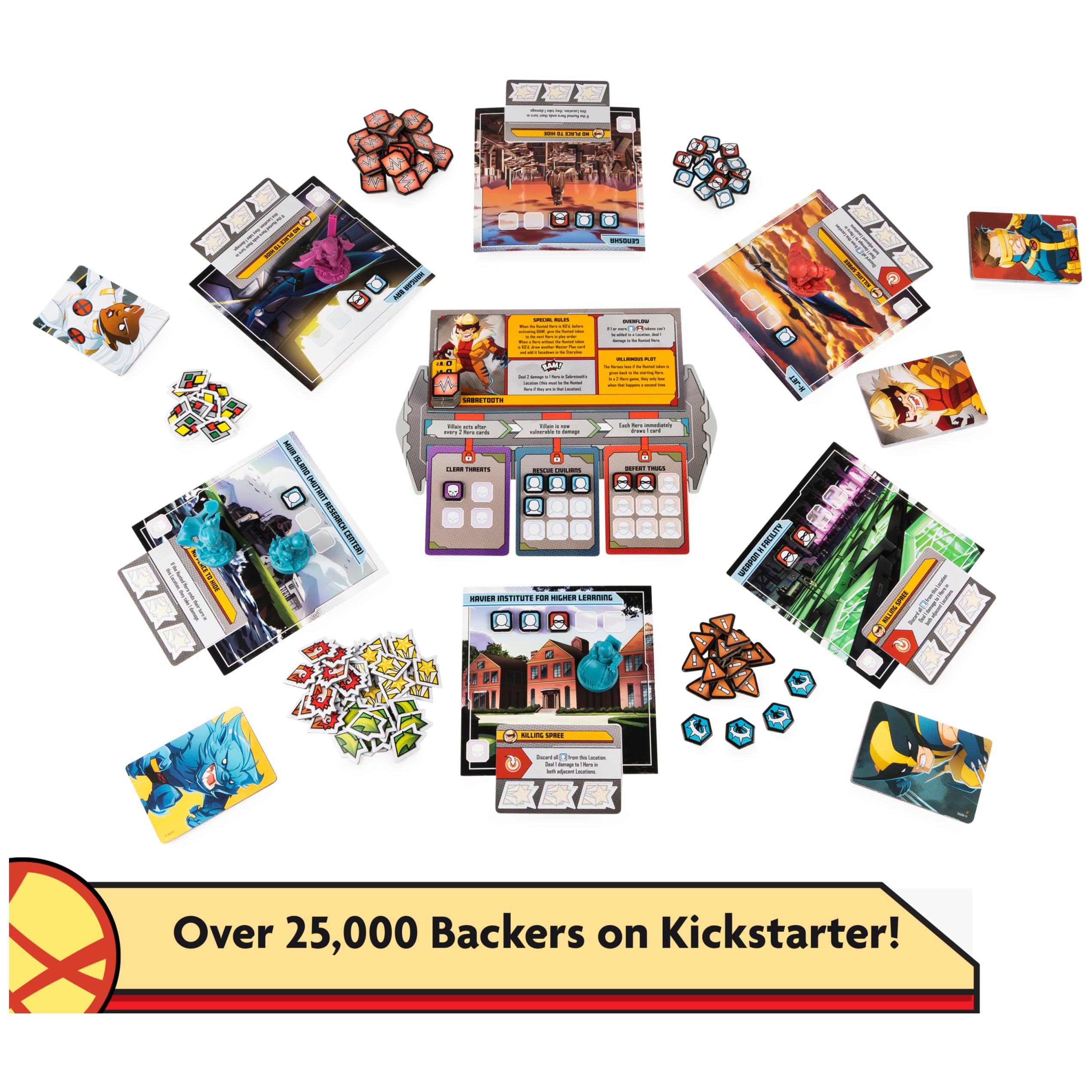 Foto 4 pulgar | Juego De Mesa Spin Master Games X-men Marvel United +14y - Venta Internacional.
