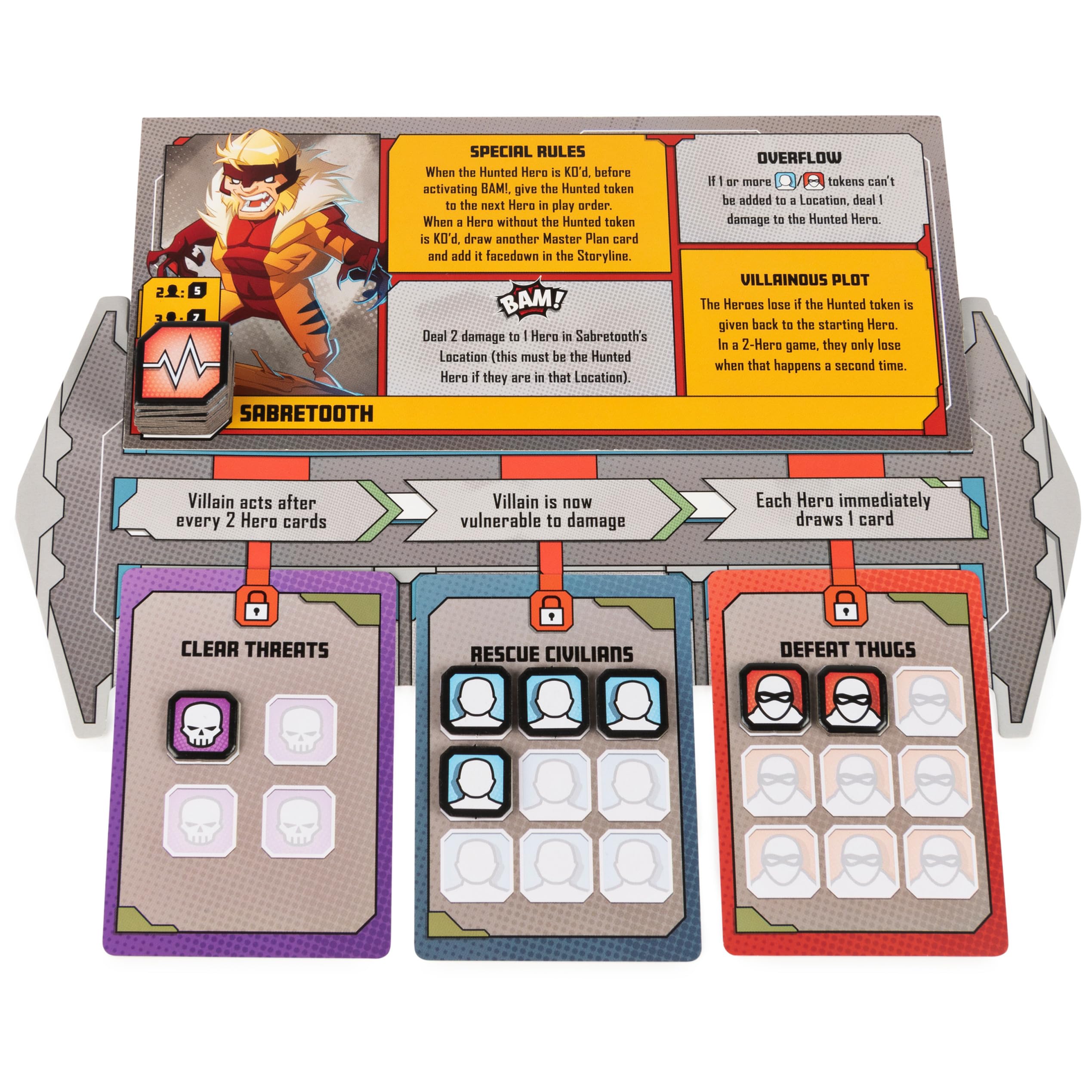 Foto 7 pulgar | Juego De Mesa Spin Master Games X-men Marvel United +14y - Venta Internacional.
