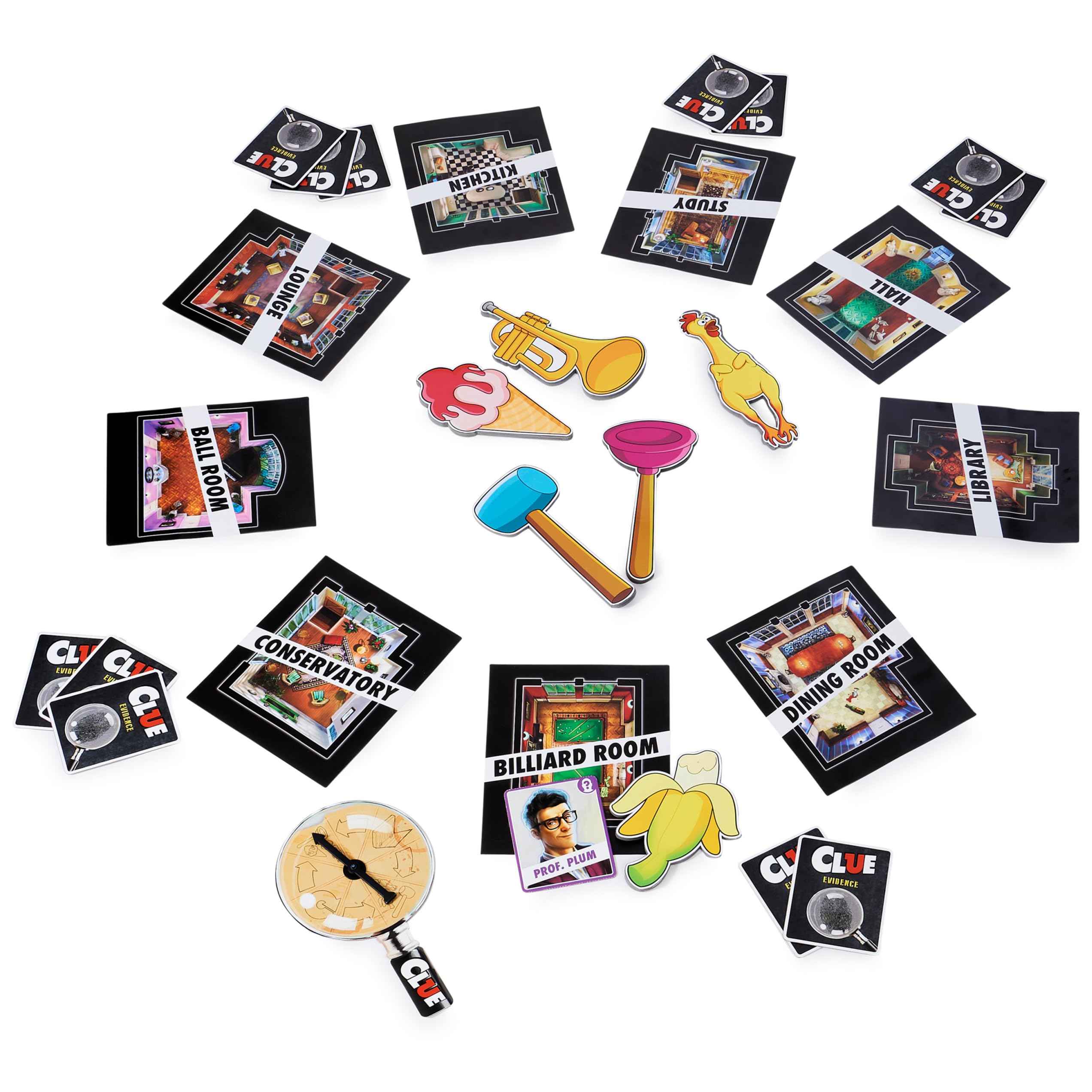 Foto 7 pulgar | Juego De Mesa Spin Master Games Giant Clue Classic Mystery - Venta Internacional.