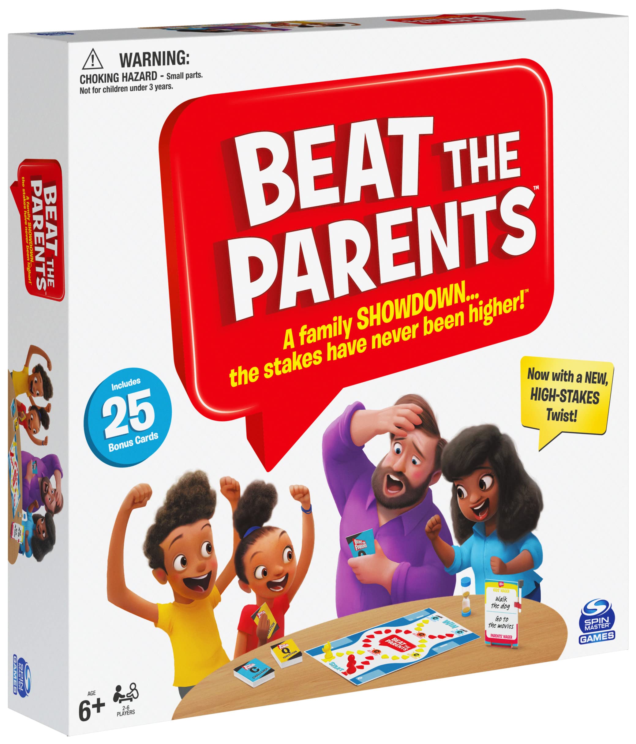 Foto 2 pulgar | Trivia Game Spin Master Games Vence The Parents Kids Vs Parents - Venta Internacional.