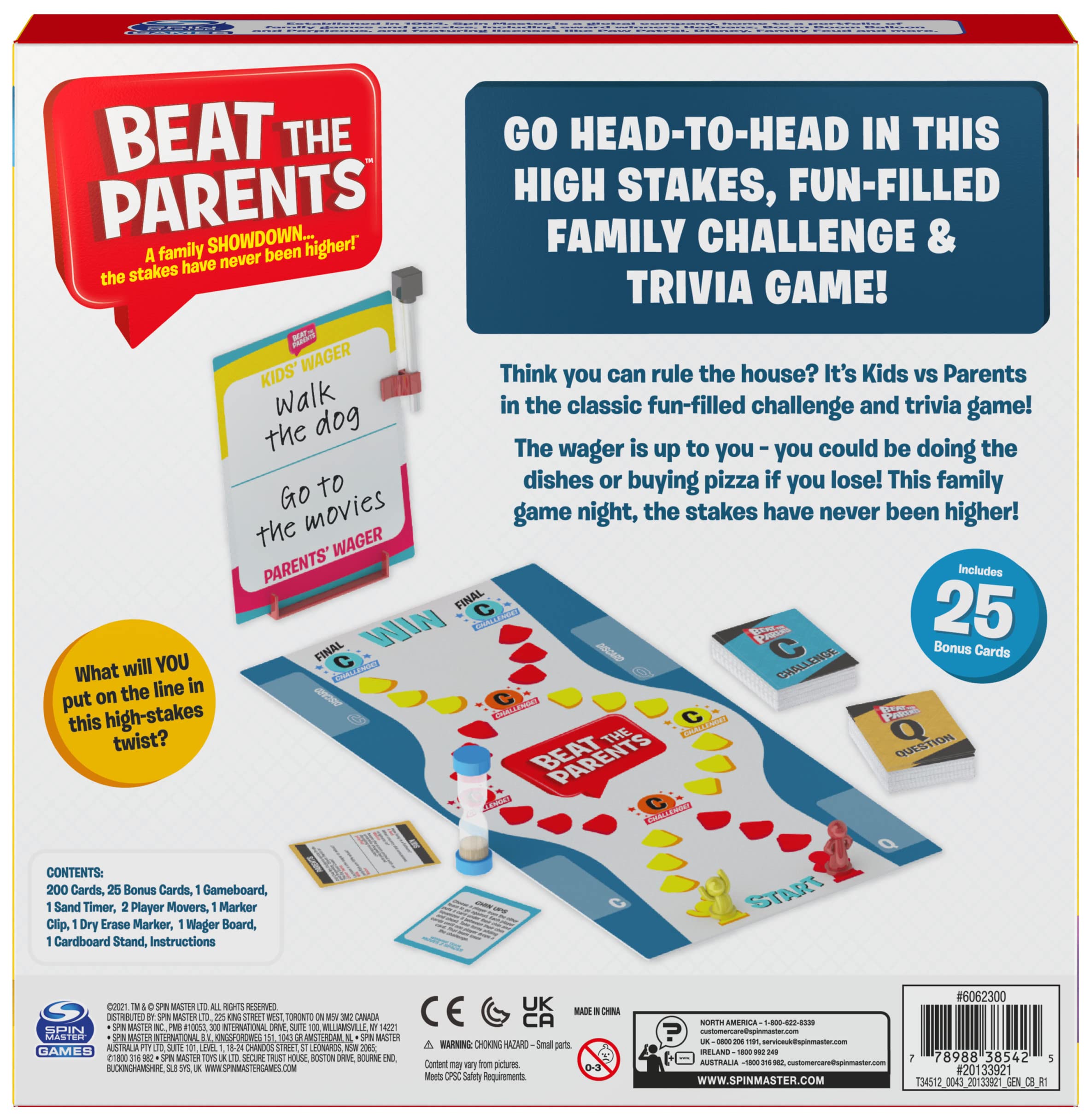 Foto 8 pulgar | Trivia Game Spin Master Games Vence The Parents Kids Vs Parents - Venta Internacional.