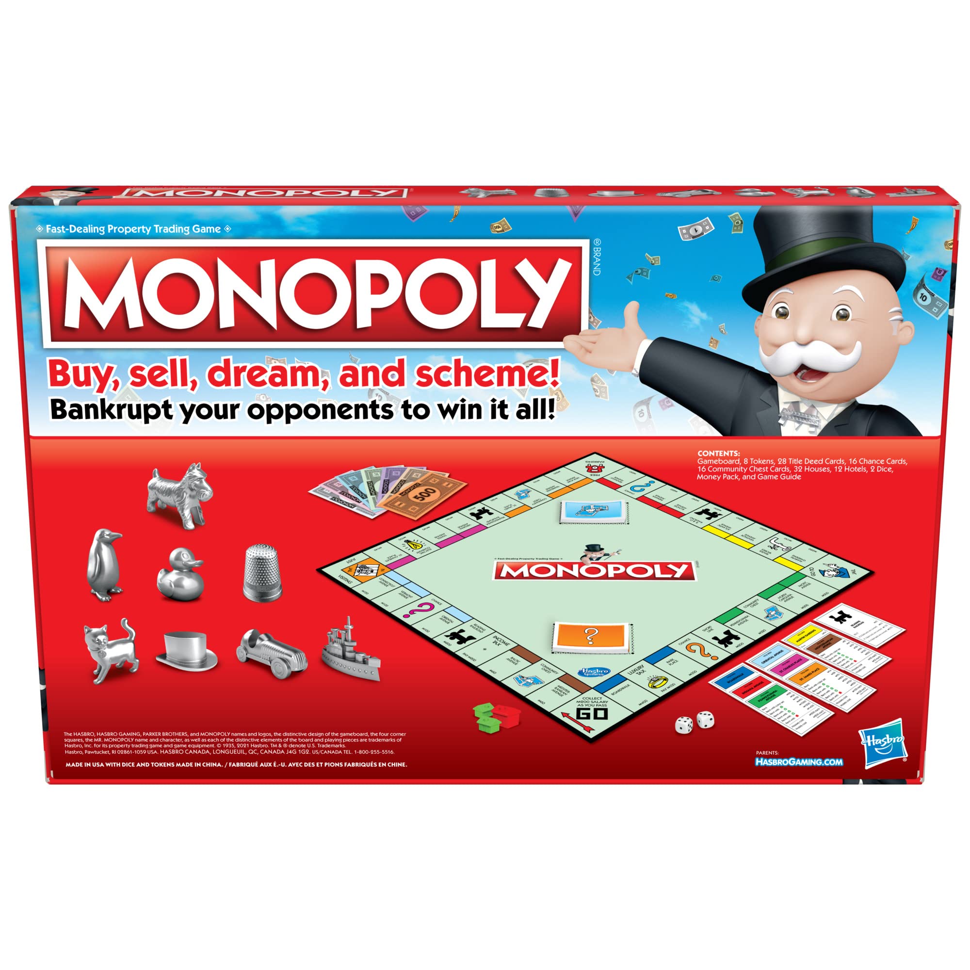Foto 3 pulgar | Juego De Mesa Monopoly Family Para 2 A 6 Jugadores Y Niños Mayores De 8 Años - Venta Internacional.