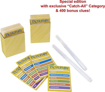 Foto 2 | Juego De Mesa Mattel Games Pictionary Para Niños Y Adultos - Venta Internacional.