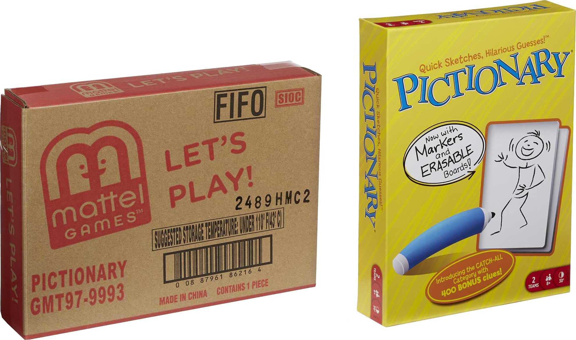 Foto 5 pulgar | Juego De Mesa Mattel Games Pictionary Para Niños Y Adultos - Venta Internacional.
