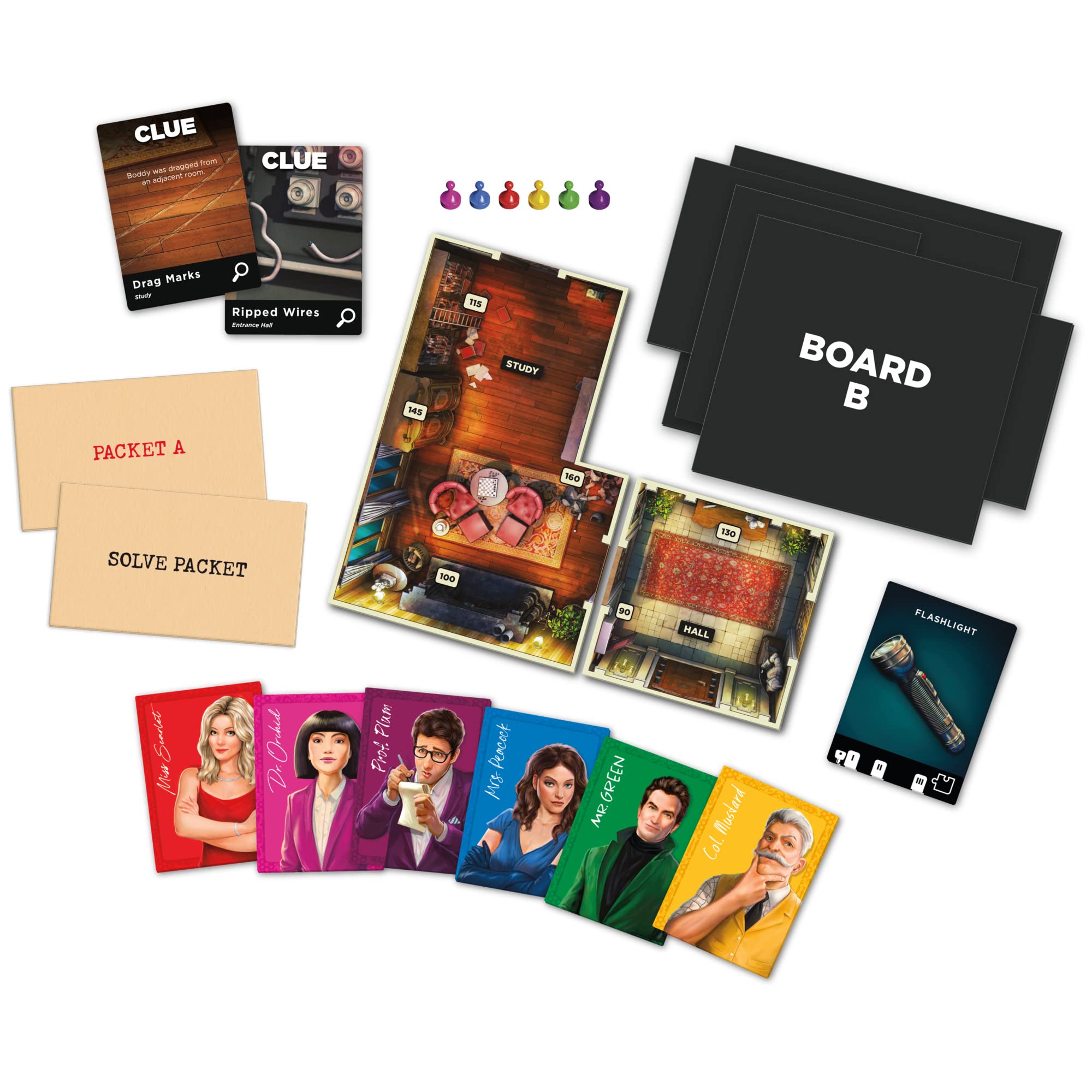 Foto 3 pulgar | Juego De Mesa Hasbro Gaming Clue Treachery At Tudor Mansion - Venta Internacional.
