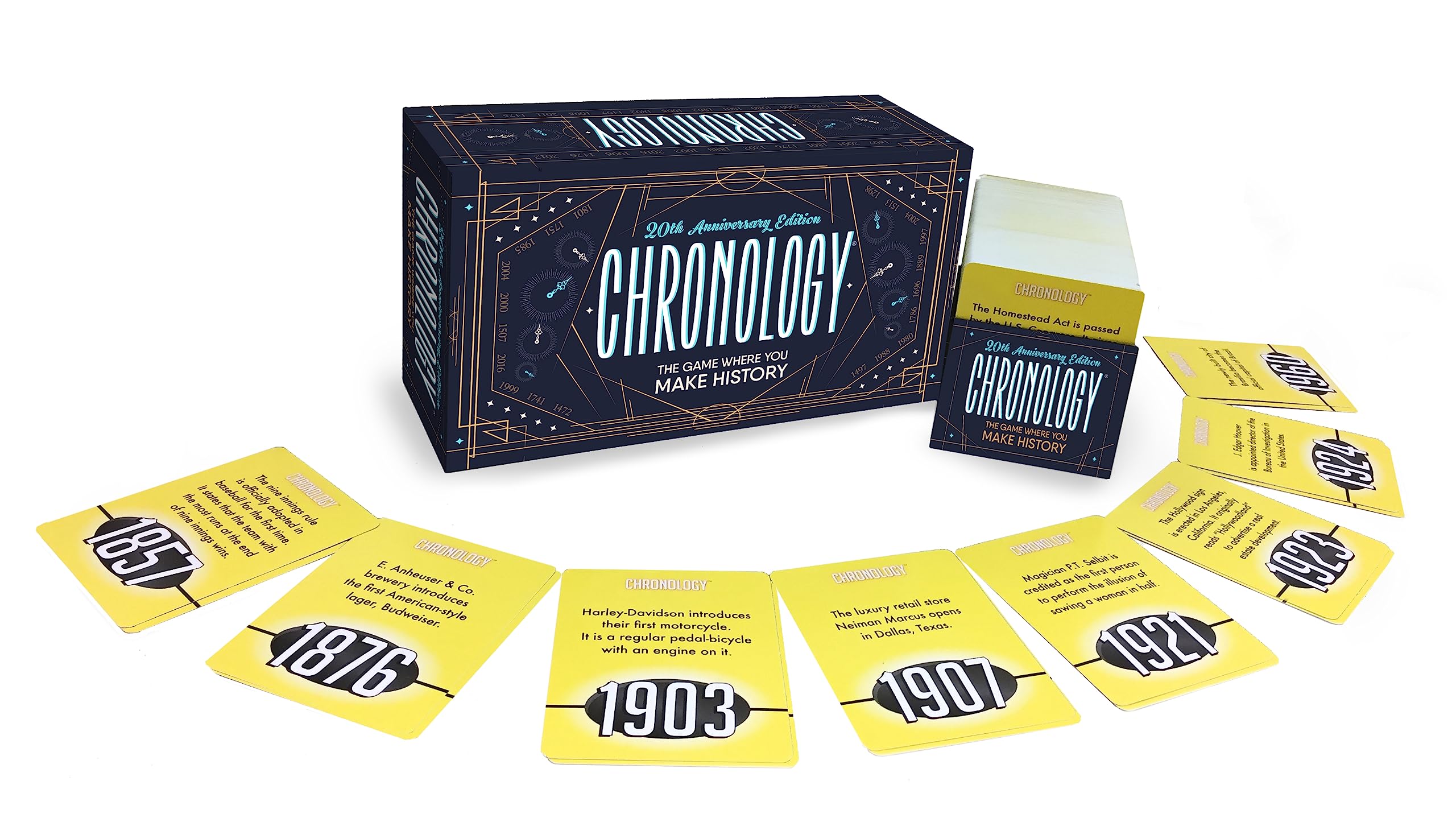 Foto 3 pulgar | Juego De Mesa Buffalo Games Chronology 20th Anniversary Ed. Azul - Venta Internacional.
