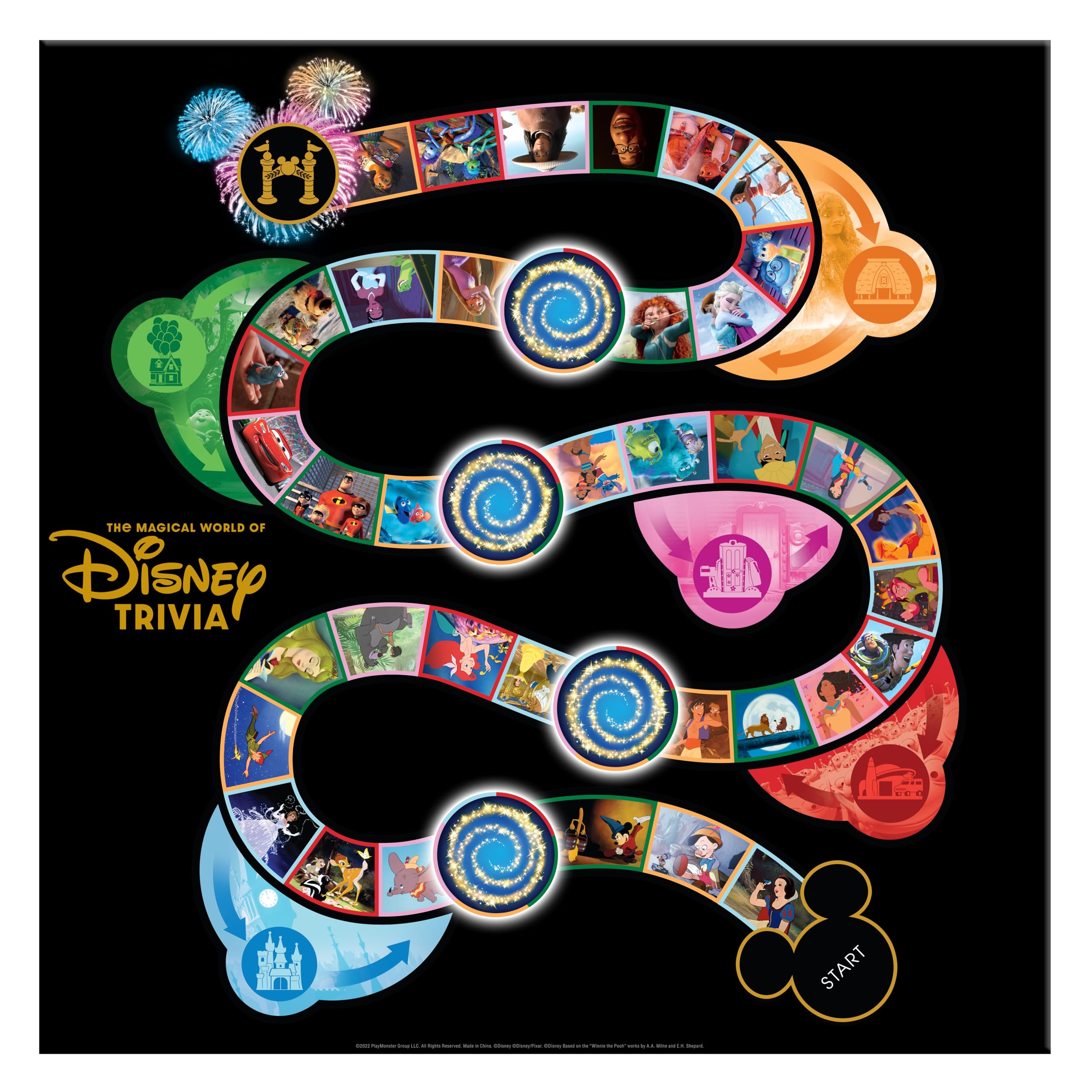 Foto 7 pulgar | Juego De Mesa Playmonster The Magical World Of Disney Trivia - Venta Internacional.