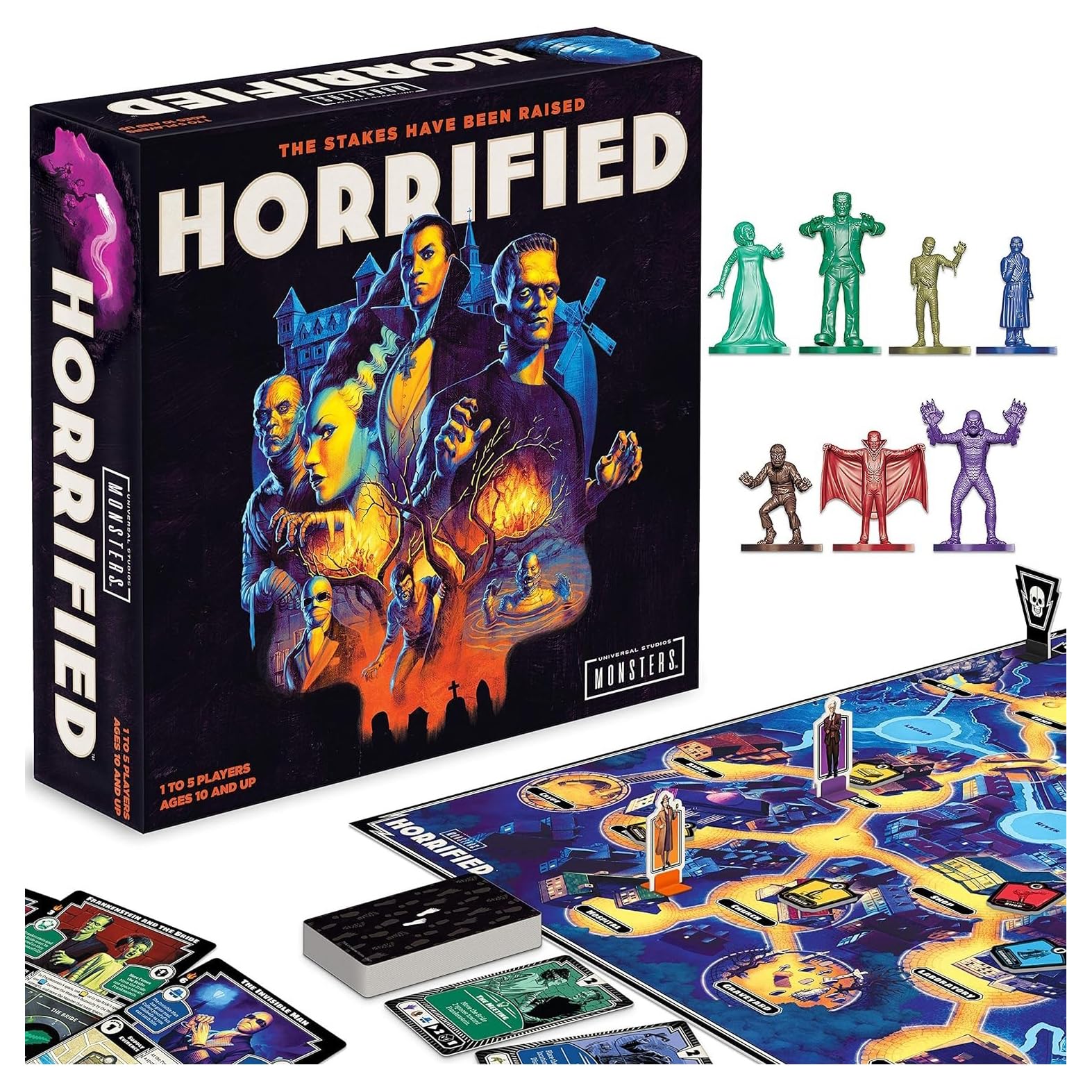 Juego De Mesa Ravensburger Horrified Universal Monsters Age 10+ - Venta Internacional.
