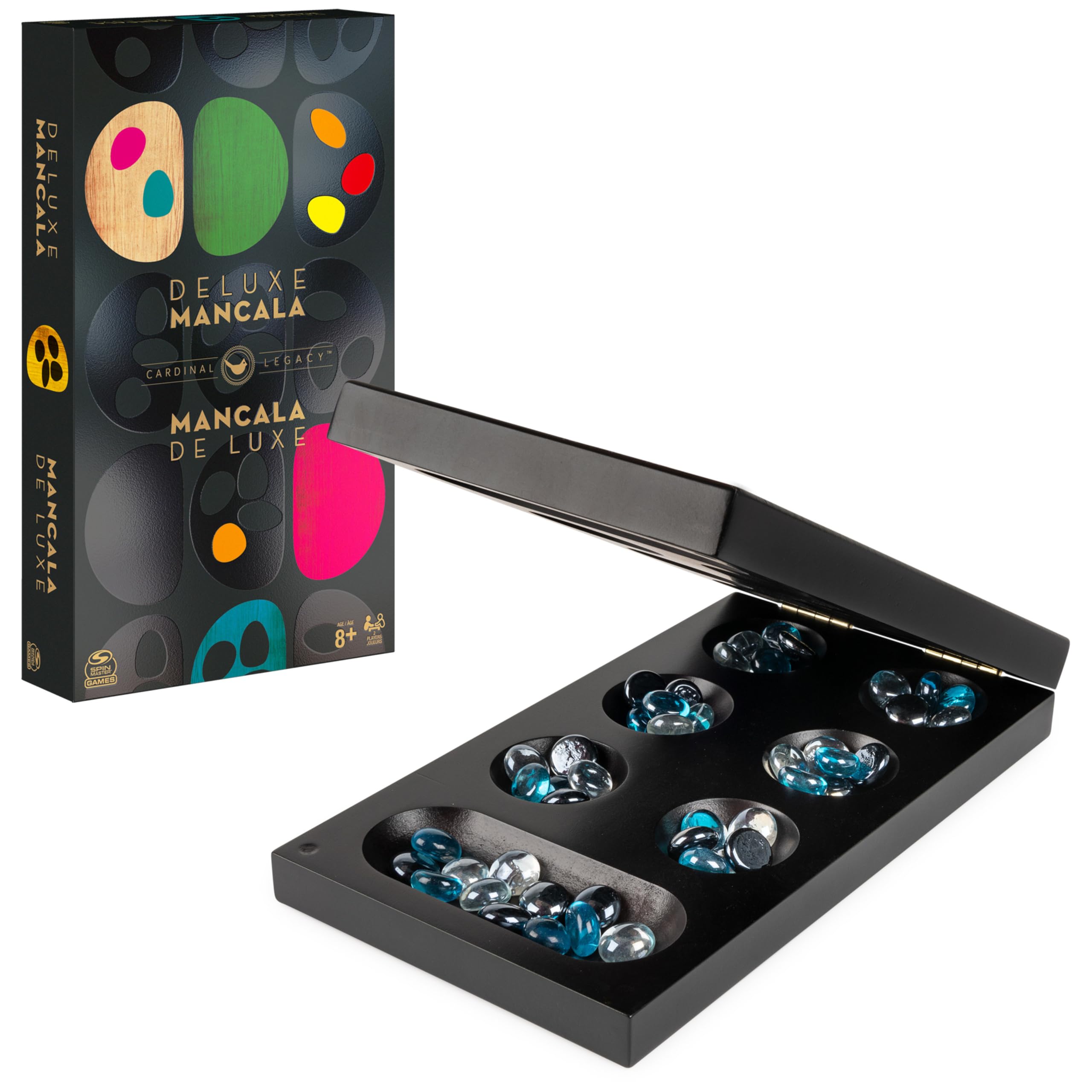 Mancala Game Spin Master Legacy Deluxe Con Tablero Plegable - Venta Internacional.