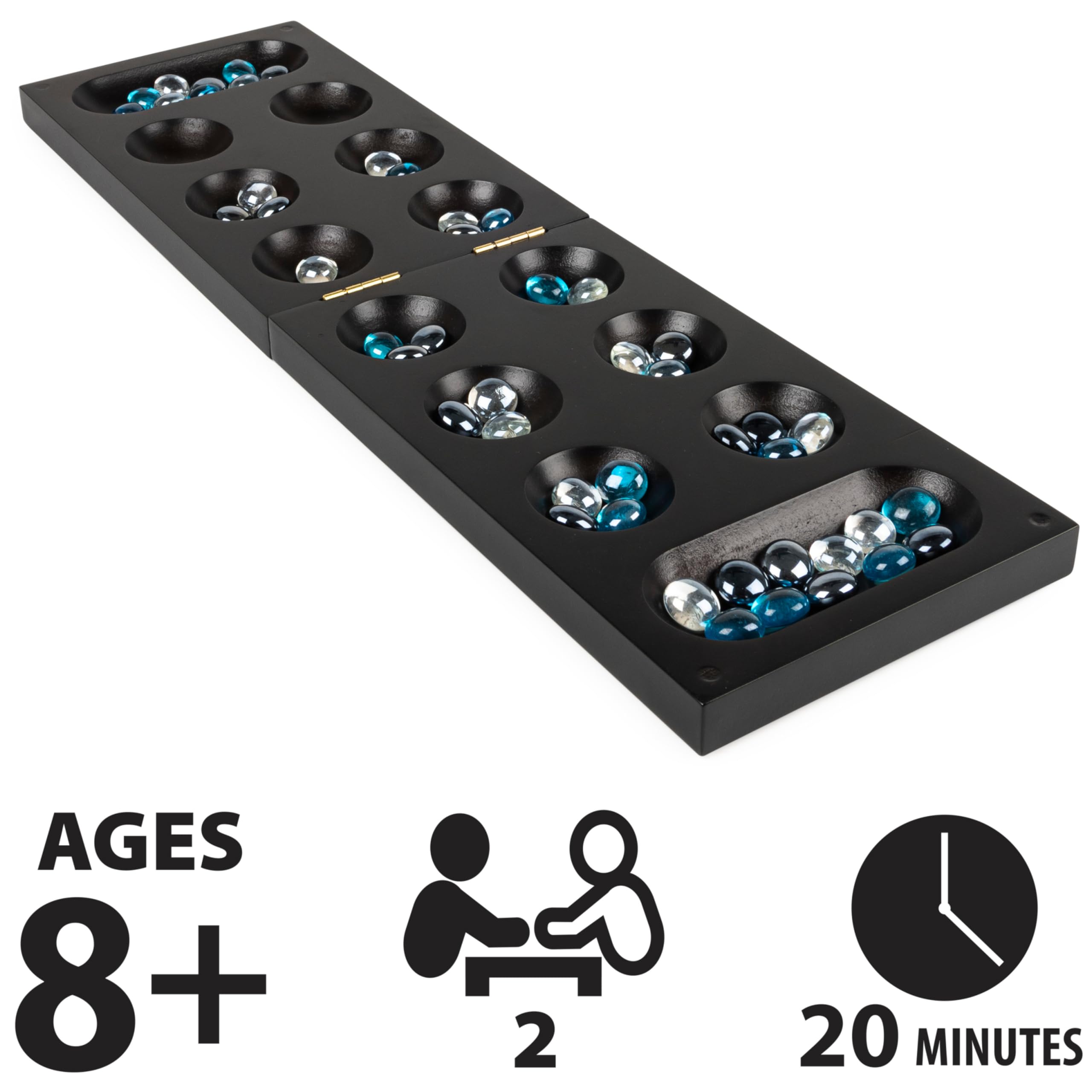 Foto 2 | Mancala Game Spin Master Legacy Deluxe Con Tablero Plegable - Venta Internacional.