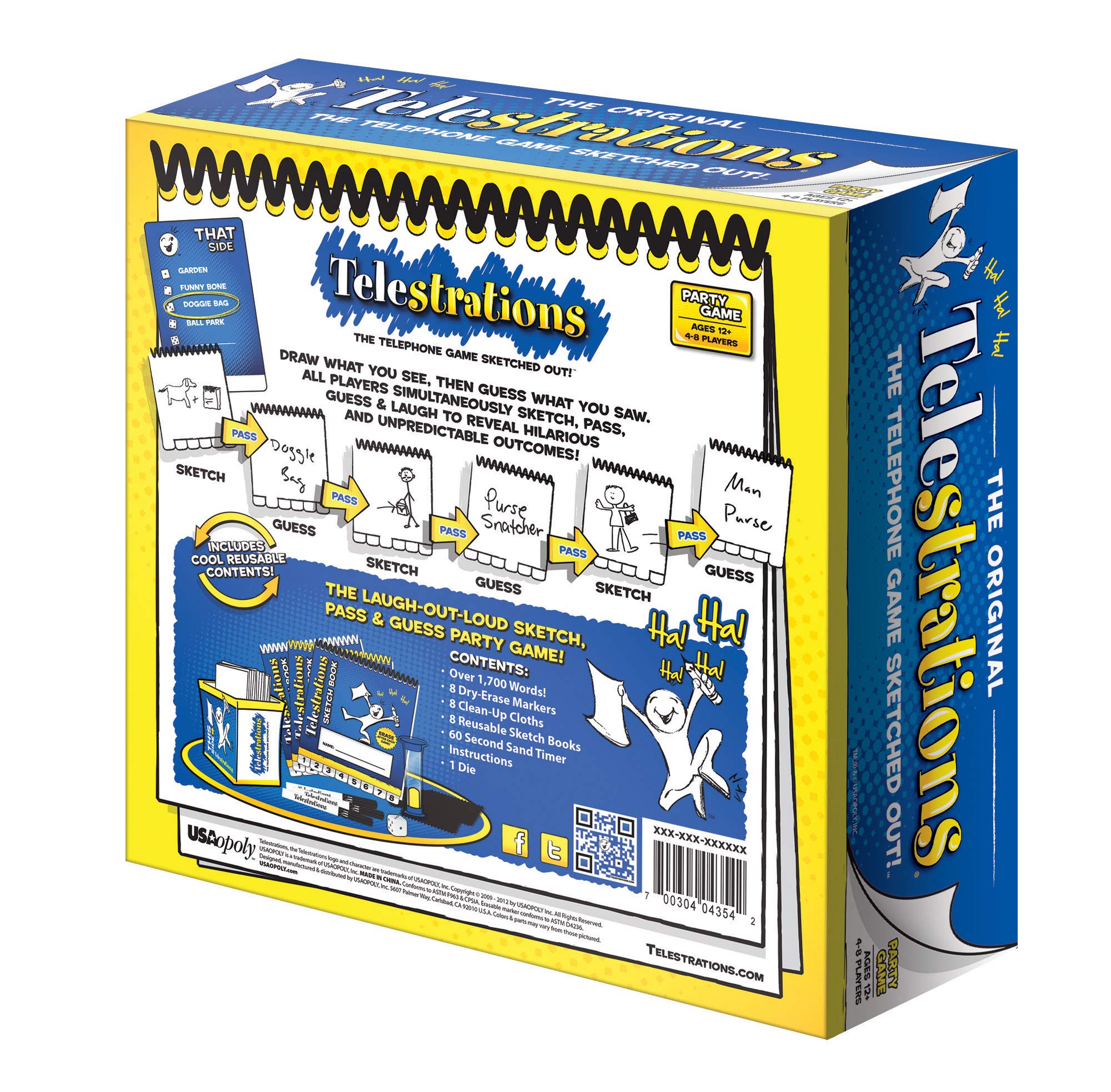Foto 3 pulgar | Juego De Mesa Usaopoly Telestrations Original Para 8 Jugadores - Venta Internacional.