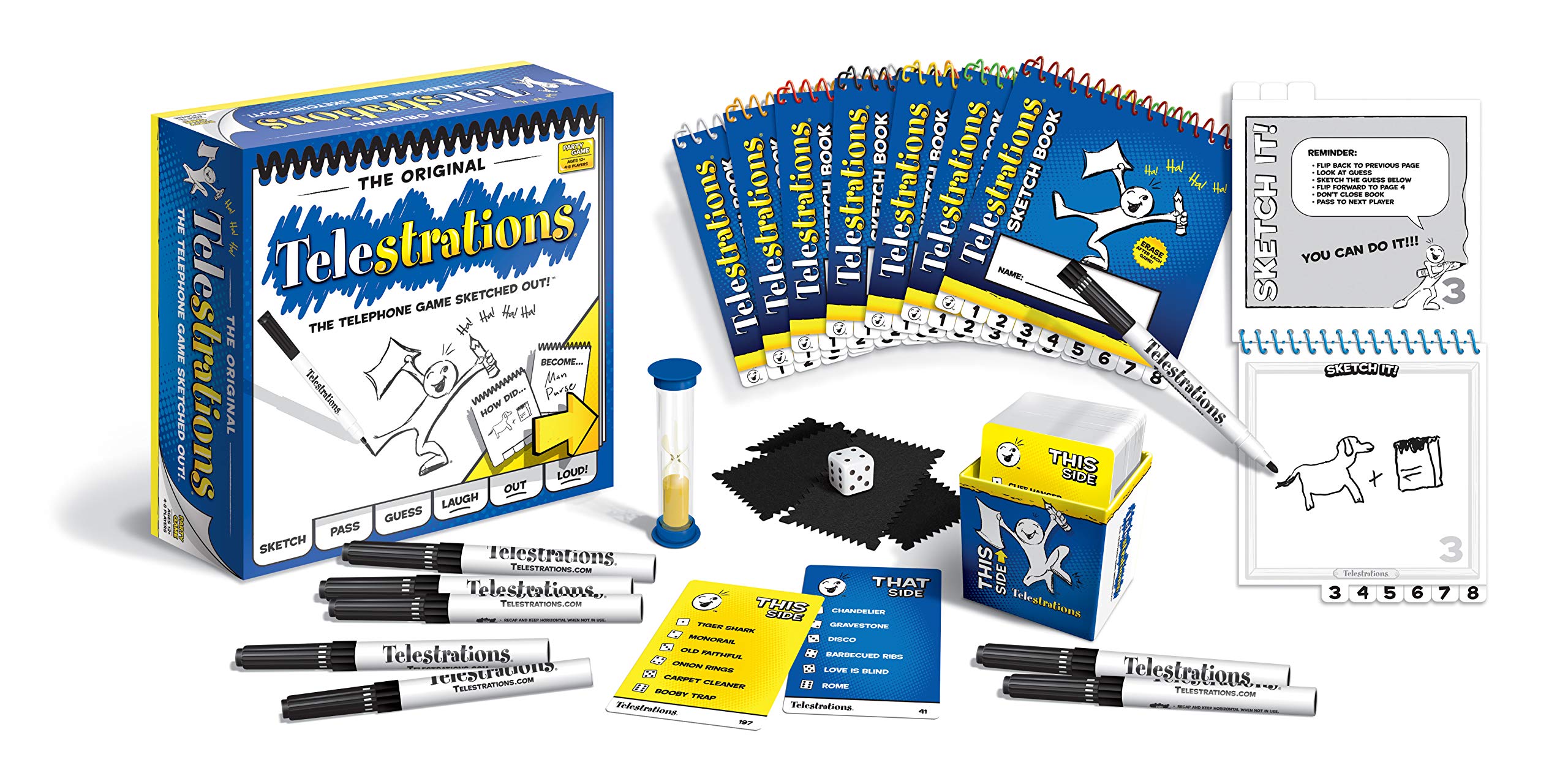 Foto 4 pulgar | Juego De Mesa Usaopoly Telestrations Original Para 8 Jugadores - Venta Internacional.