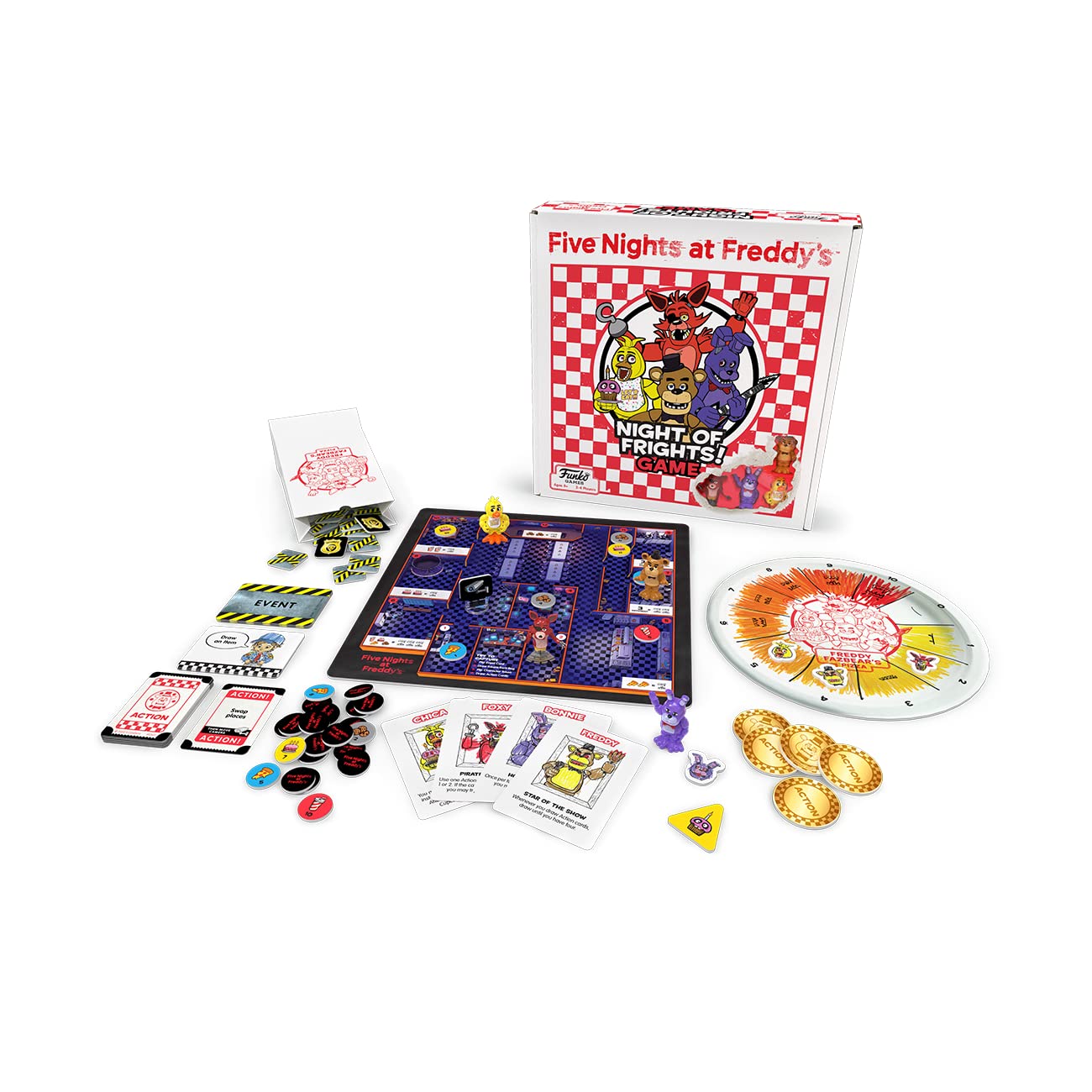 Juego De Mesa Funko Five Nights At Freddy's Night Of Frights - Venta Internacional.