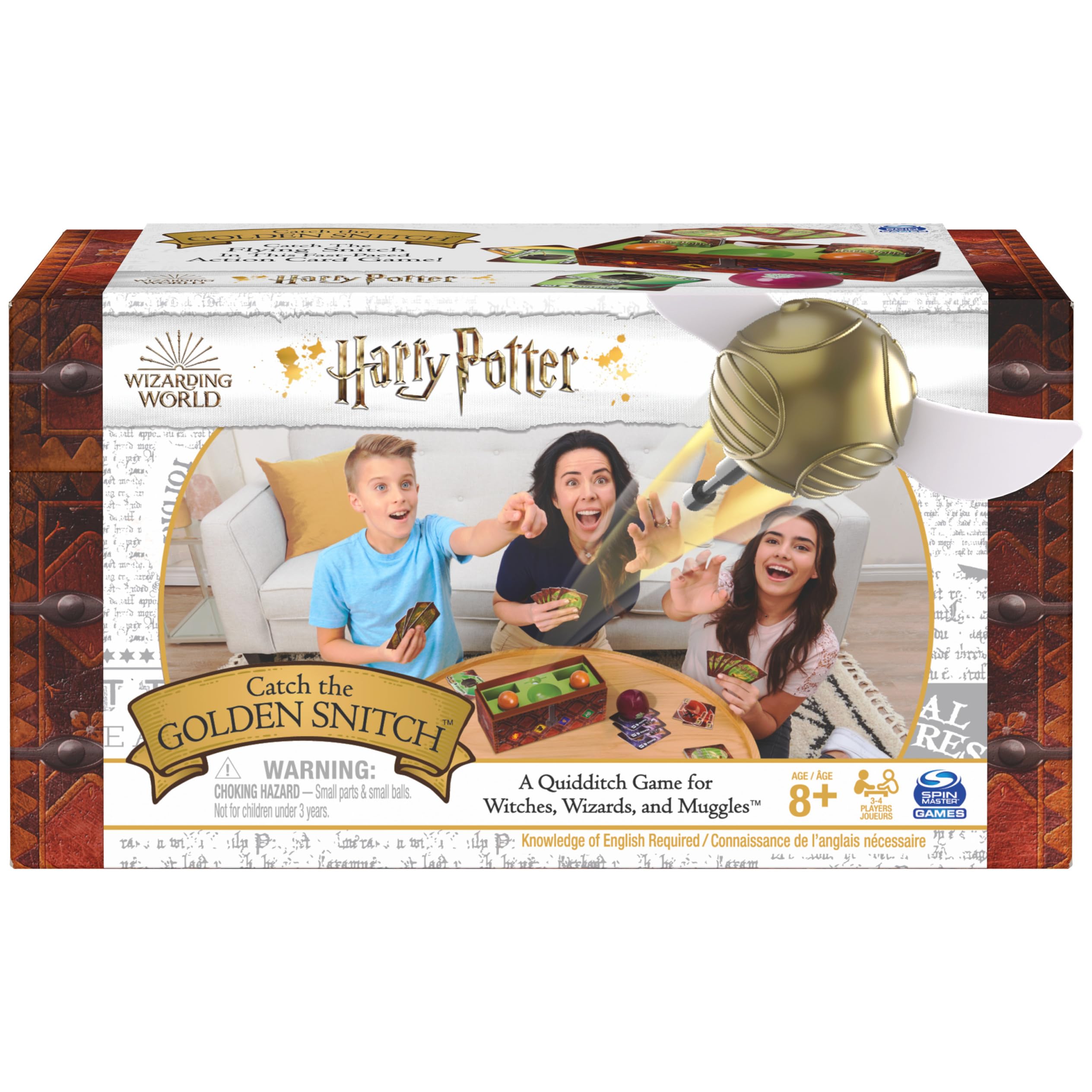 Foto 2 pulgar | Juego De Mesa Spin Master Games Harry Potter Catch The Golden Snitch - Venta Internacional.