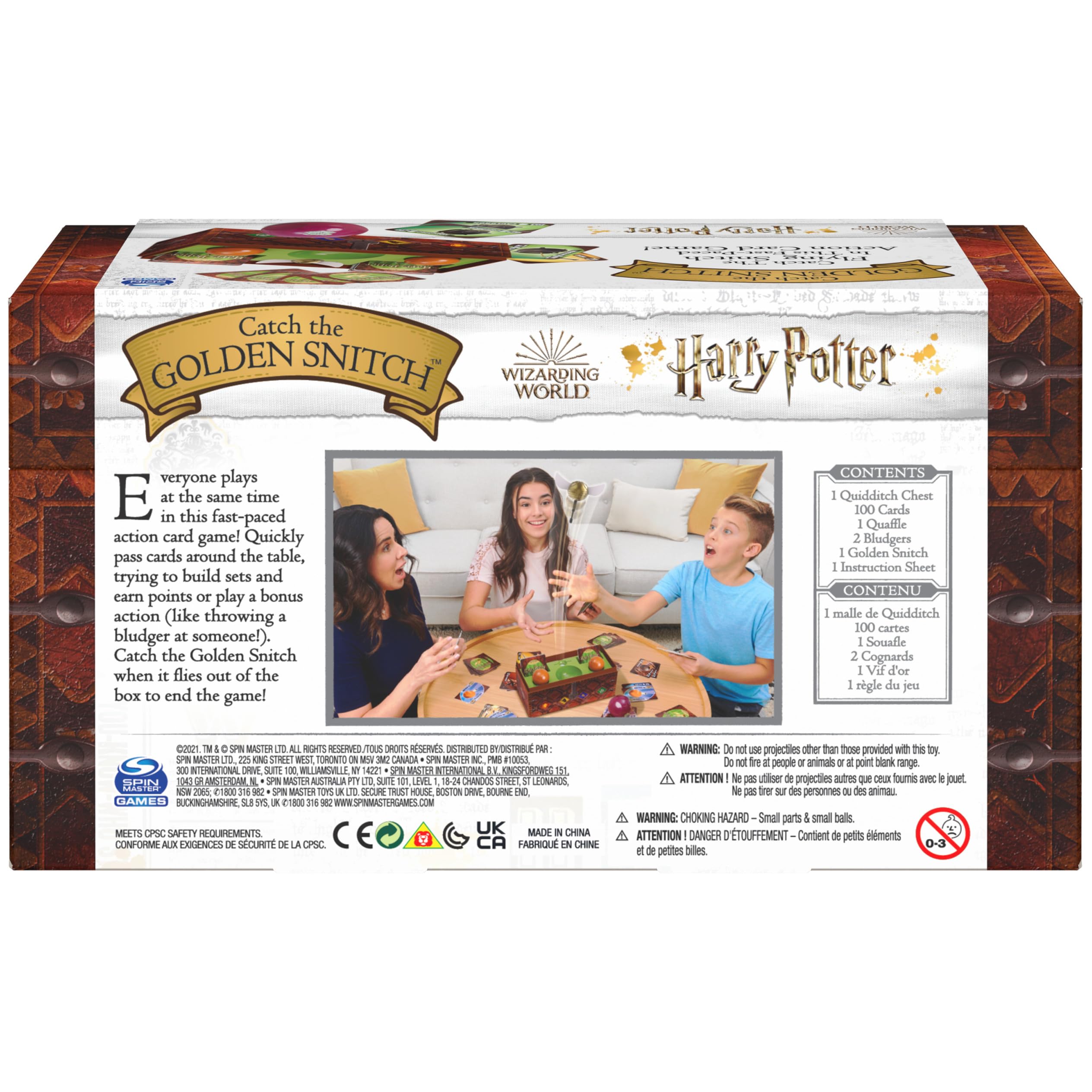 Foto 7 pulgar | Juego De Mesa Spin Master Games Harry Potter Catch The Golden Snitch - Venta Internacional.