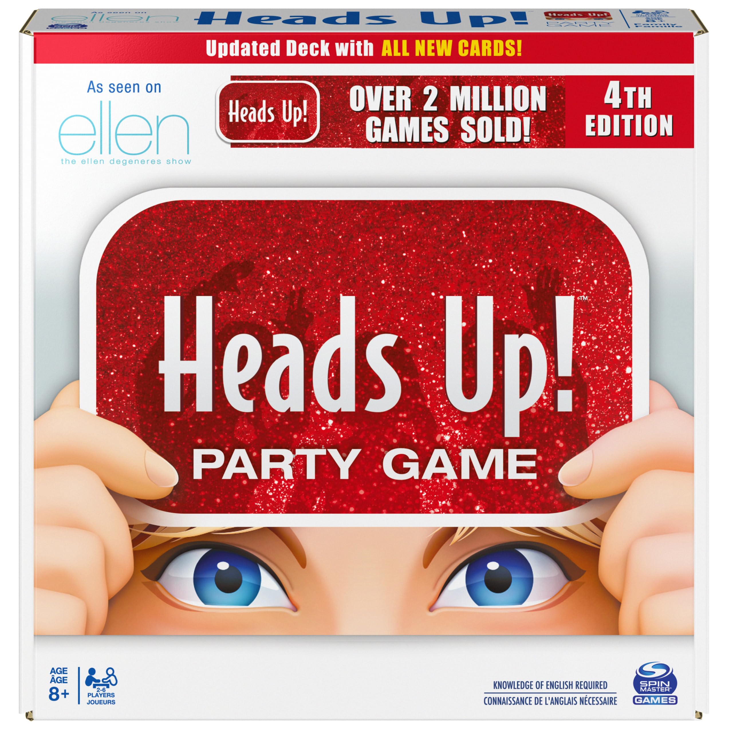 Foto 2 pulgar | Juego De Mesa Spin Master Games ¡head's Up! Cuarta Edición De Party - Venta Internacional.