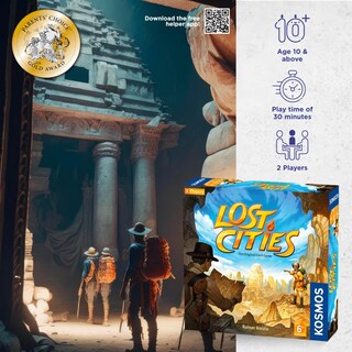 Foto 2 | Juego De Cartas Lost Cities 6th Expedition Con Tablero De Juego De Dos Caras - Venta Internacional.