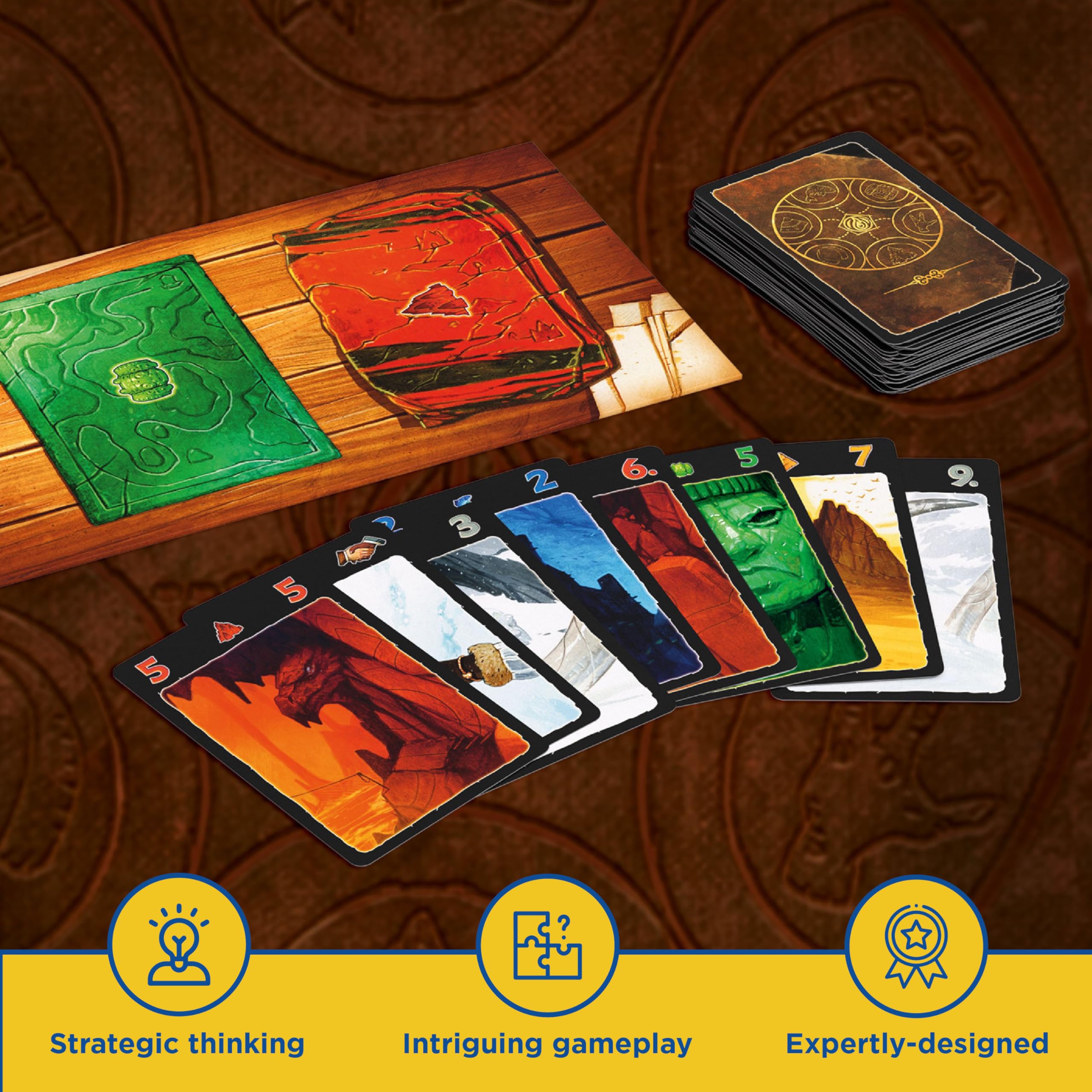 Foto 6 | Juego De Cartas Lost Cities 6th Expedition Con Tablero De Juego De Dos Caras - Venta Internacional.