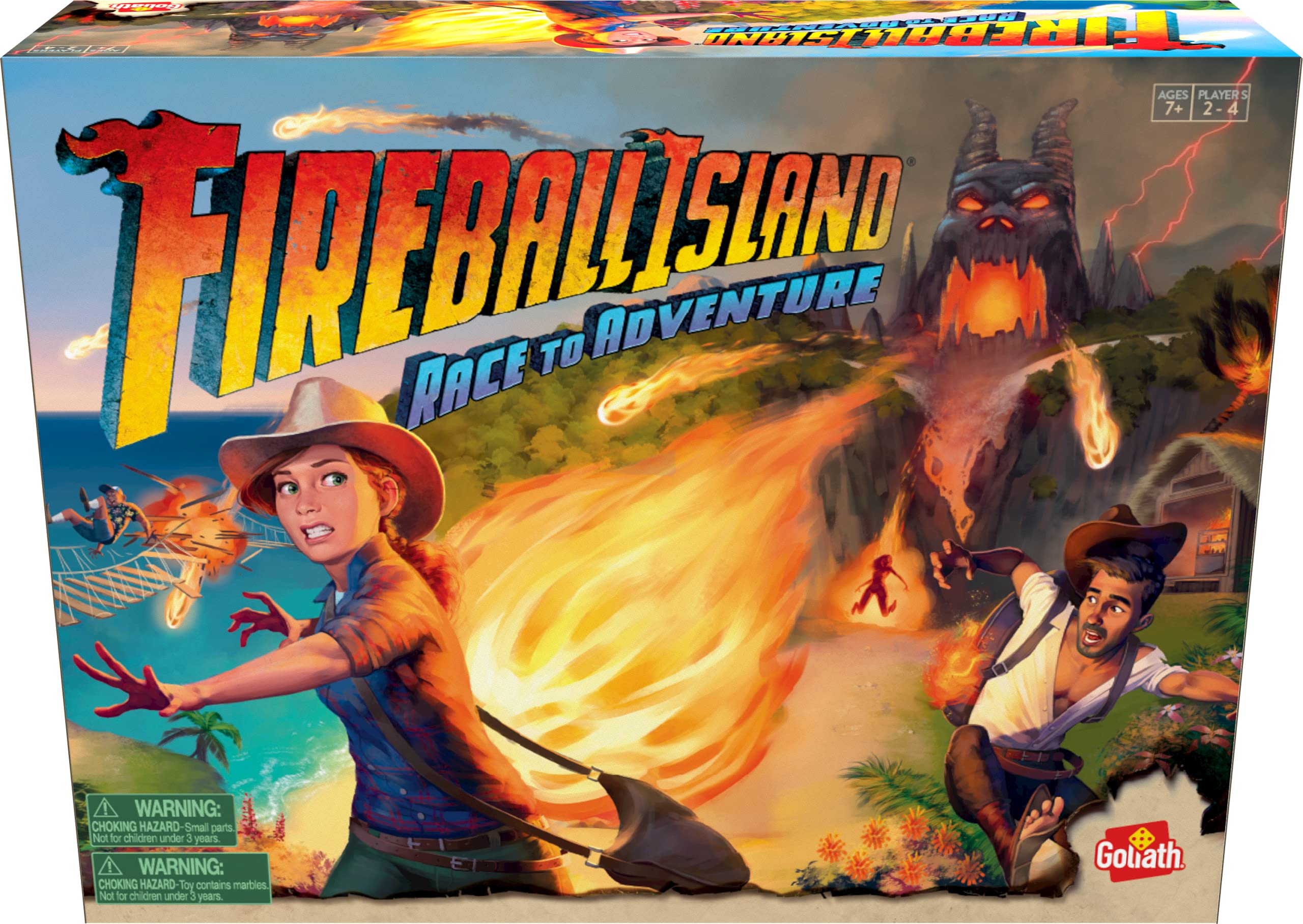 Foto 2 pulgar | Juego De Mesa Goliath Fireball Island Para 2-4 Jugadores A Partir De 7 Años - Venta Internacional.