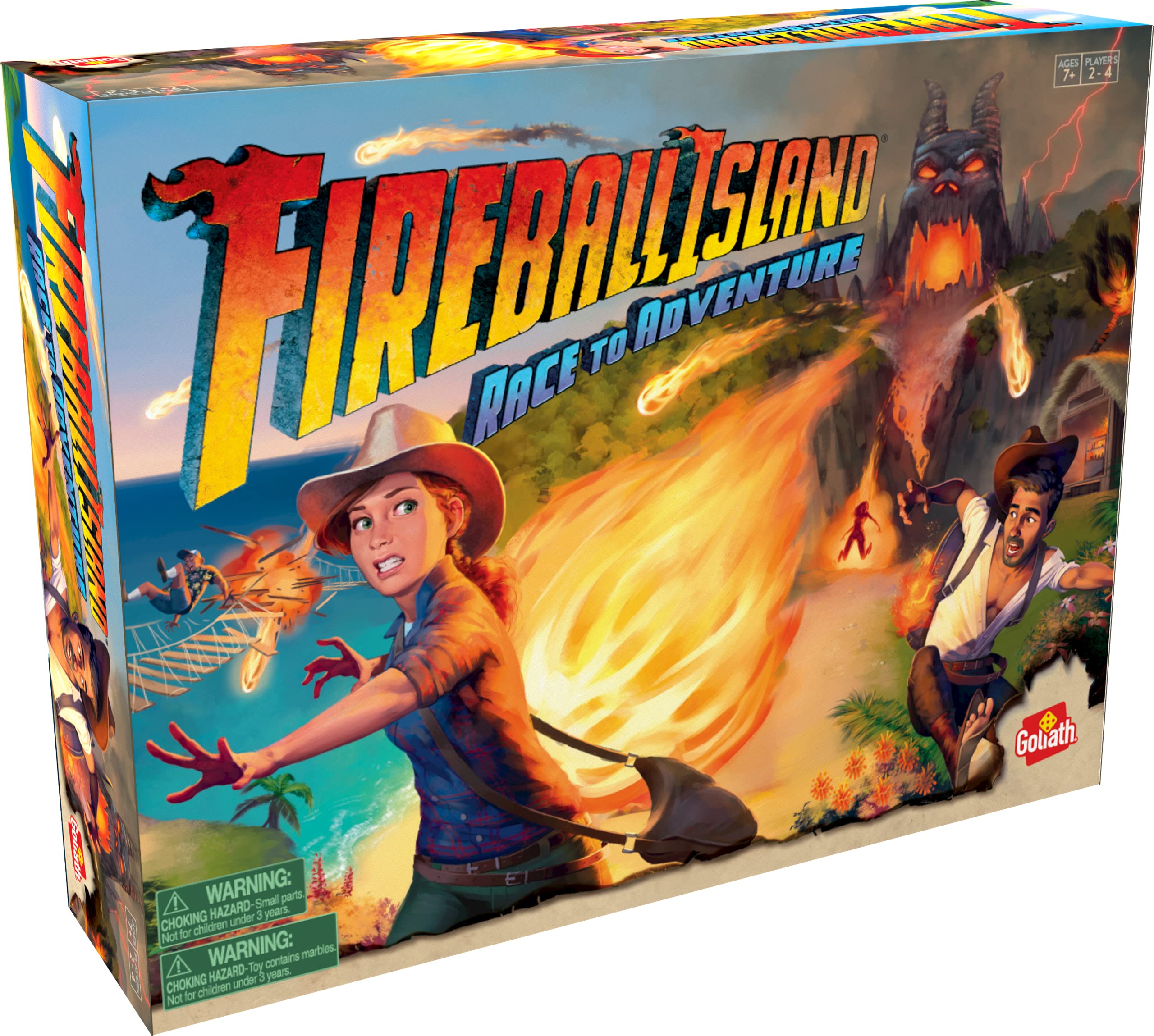 Foto 5 pulgar | Juego De Mesa Goliath Fireball Island Para 2-4 Jugadores A Partir De 7 Años - Venta Internacional.