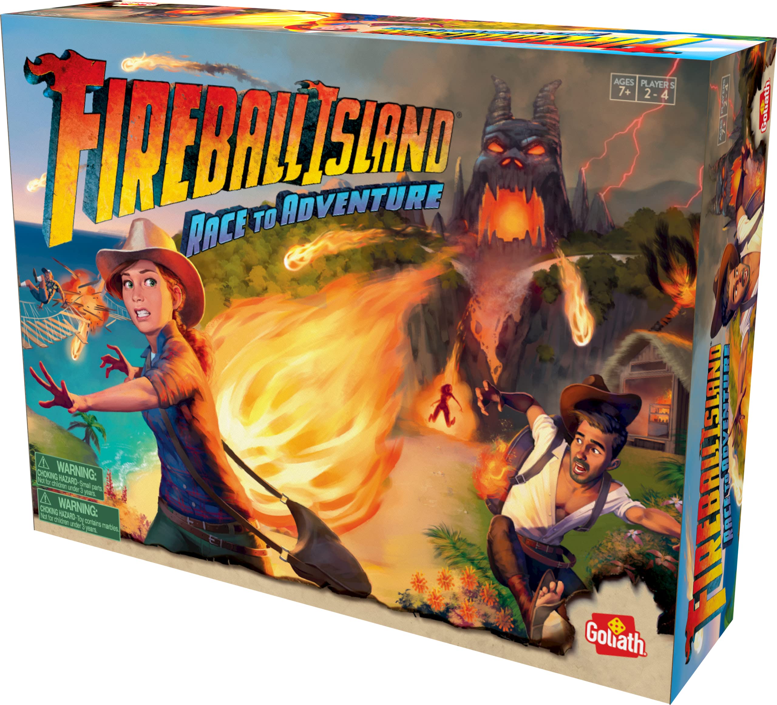 Foto 6 pulgar | Juego De Mesa Goliath Fireball Island Para 2-4 Jugadores A Partir De 7 Años - Venta Internacional.