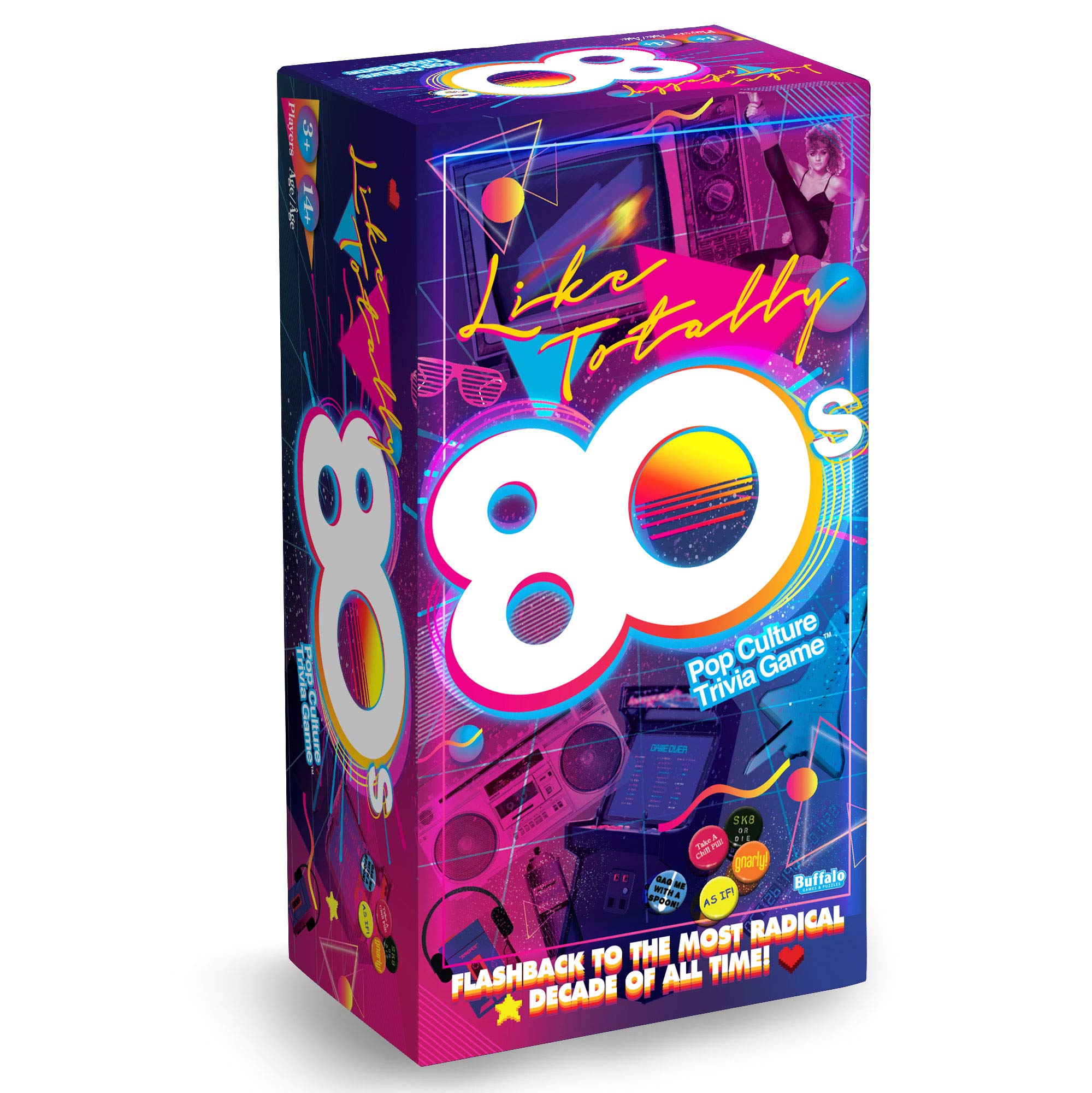 Foto 2 pulgar | Juego De Trivia Los Juegos De Buffalo Gustan De Totally 80's Pop Culture - Venta Internacional.