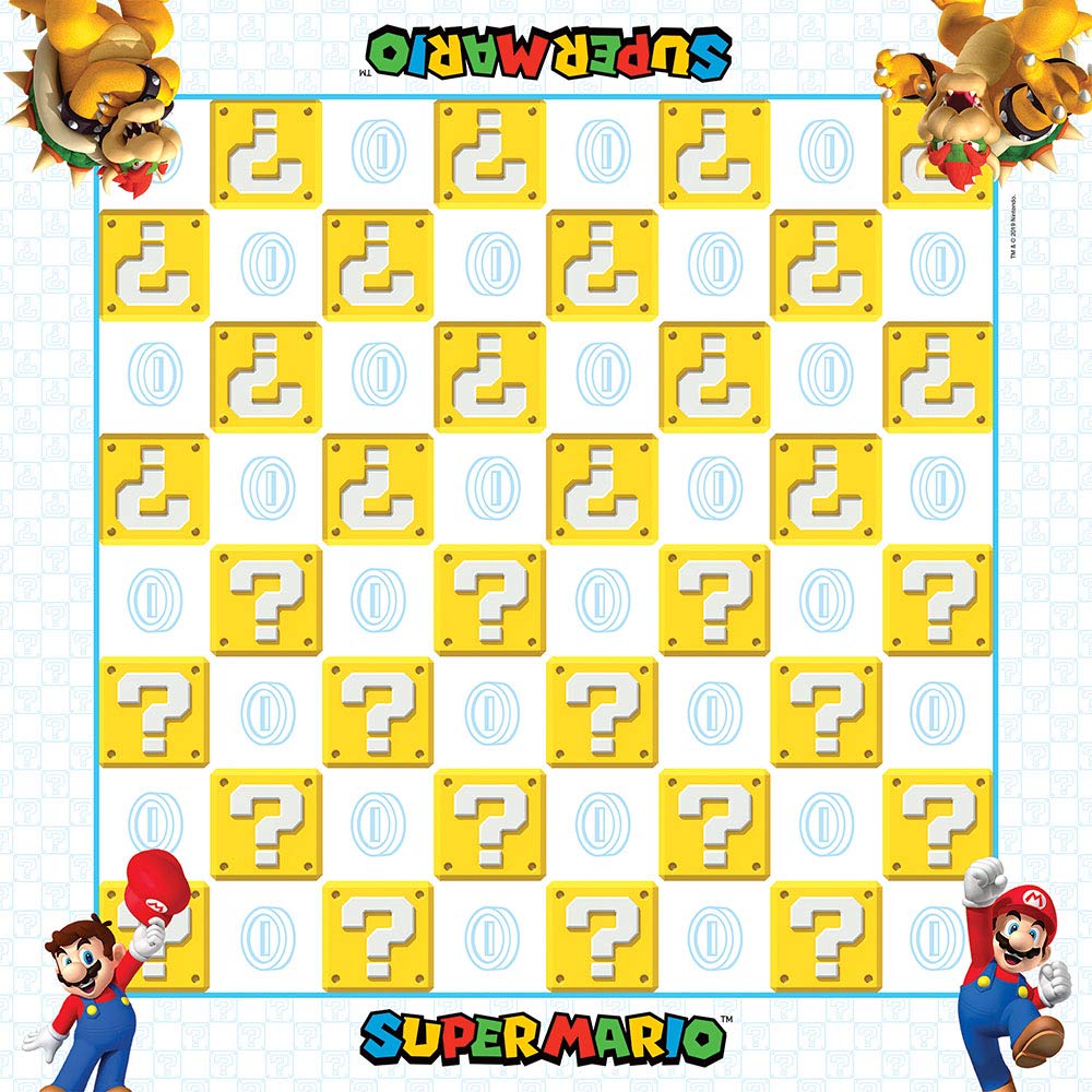 Foto 4 pulgar | Set De Juego Usaopoly Super Mario Checkers & Tic-tac-toe Collectible - Venta Internacional.