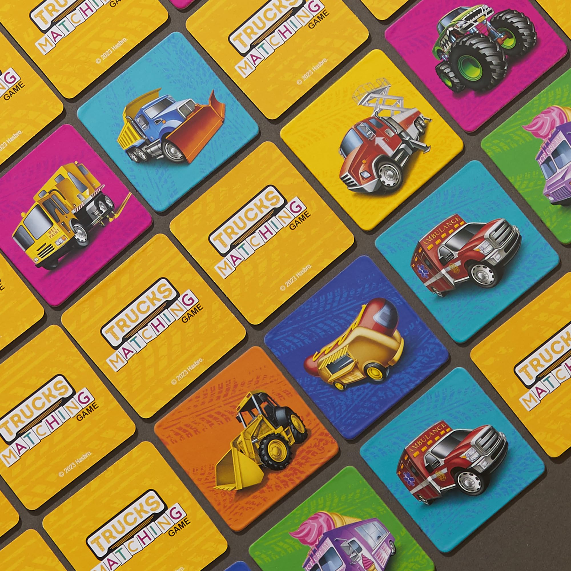 Foto 7 pulgar | Juego De Tarjetas De Memoria Hasbro Gaming Trucks Matching 3+ Years - Venta Internacional.