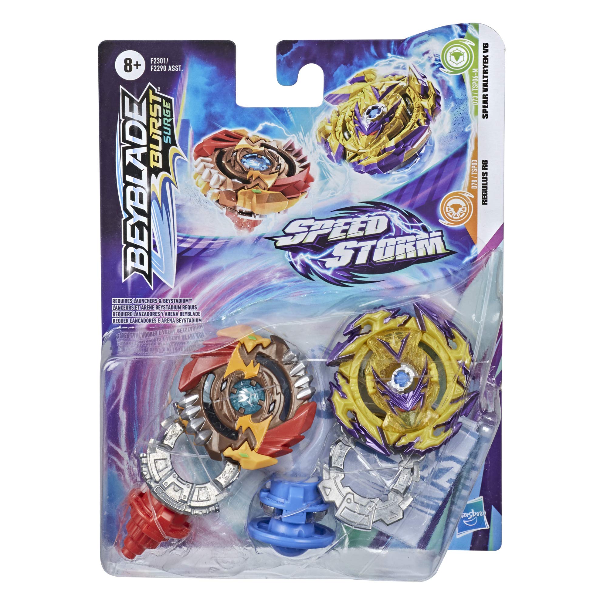 Foto 3 | Peonza Beyblade Burst Surge Speedstorm V6 Valtryek Y Regulus - Venta Internacional.