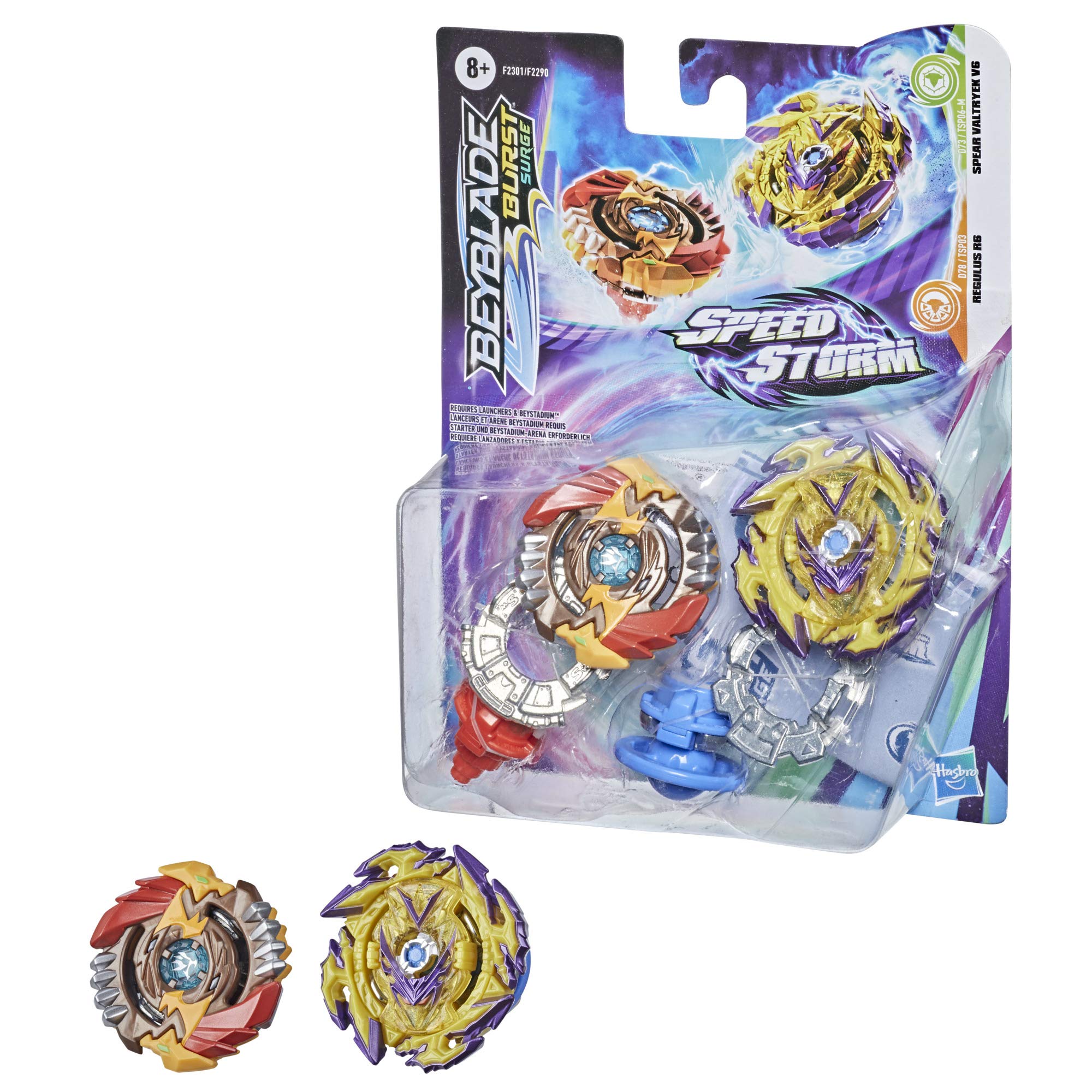 Foto 7 pulgar | Peonza Beyblade Burst Surge Speedstorm V6 Valtryek Y Regulus - Venta Internacional.