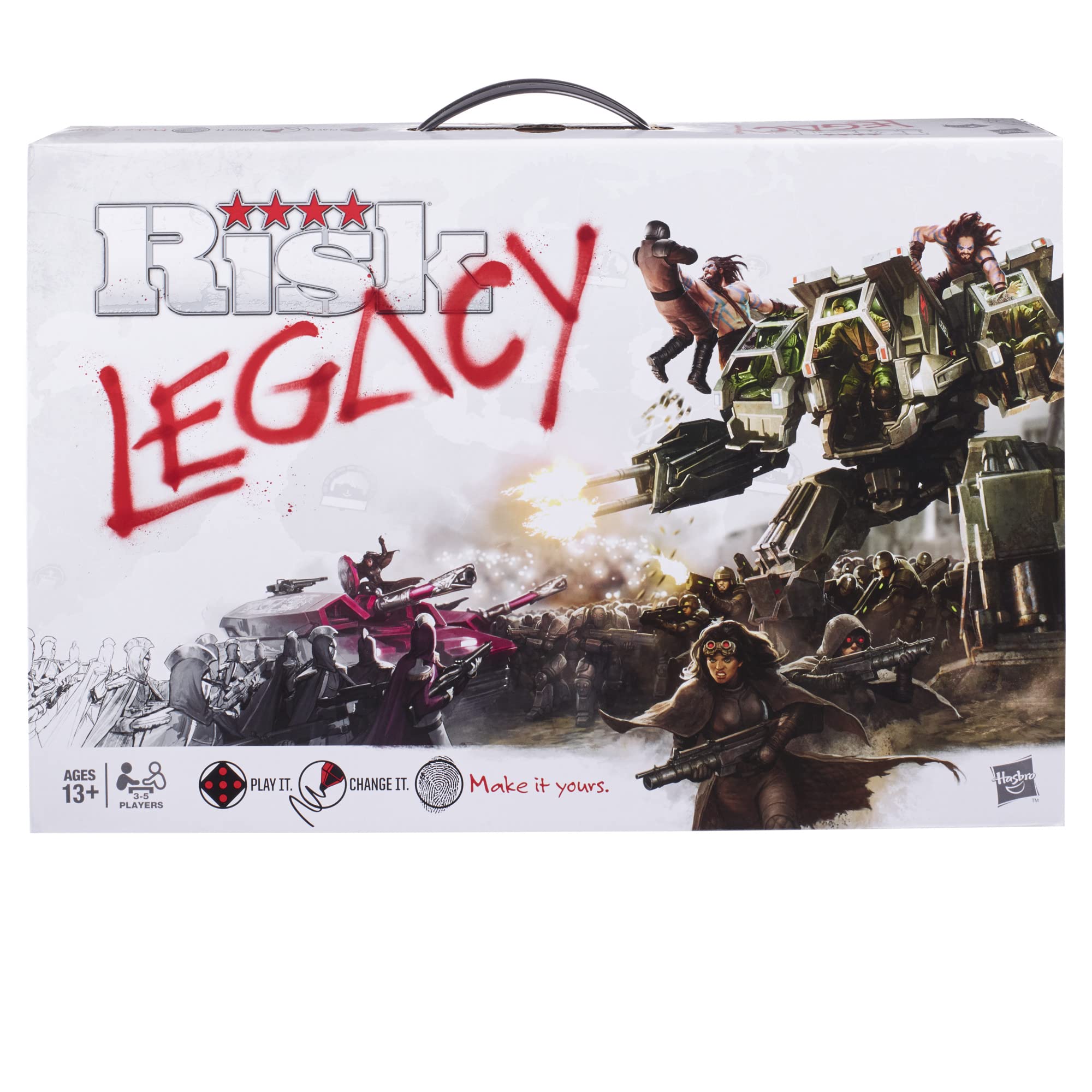Foto 2 pulgar | Juego De Mesa Hasbro Gaming Risk Legacy Strategy Desde Hace Más De 13 Años - Venta Internacional.