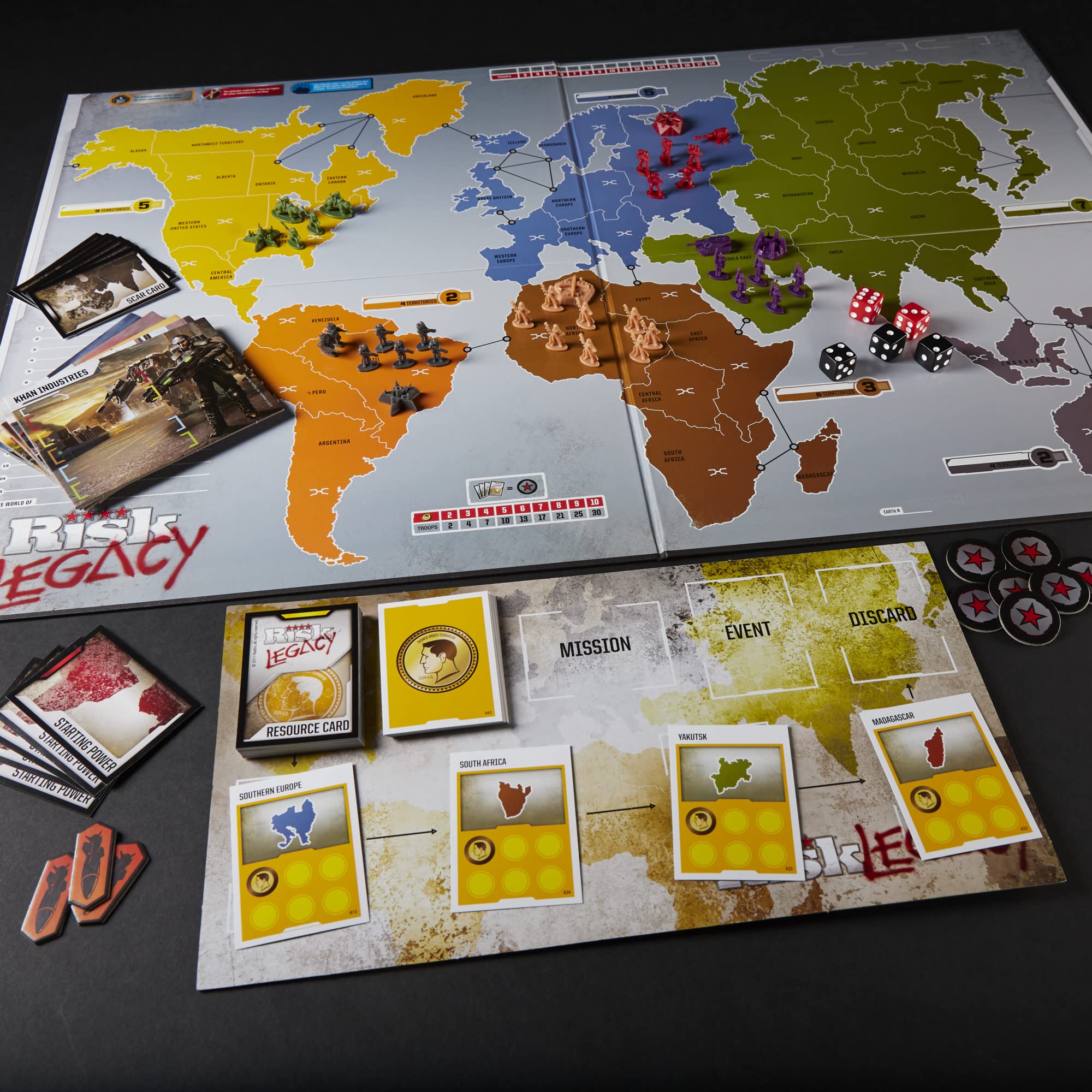 Foto 4 pulgar | Juego De Mesa Hasbro Gaming Risk Legacy Strategy Desde Hace Más De 13 Años - Venta Internacional.