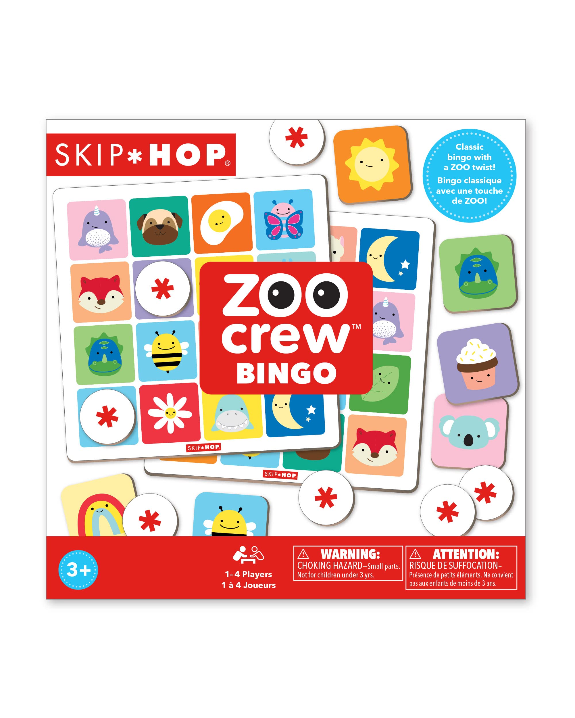 Foto 2 pulgar | Juego De Mesa Skip Hop Zoo Crew Bingo Para Niños Mayores De 3 Años - Venta Internacional.