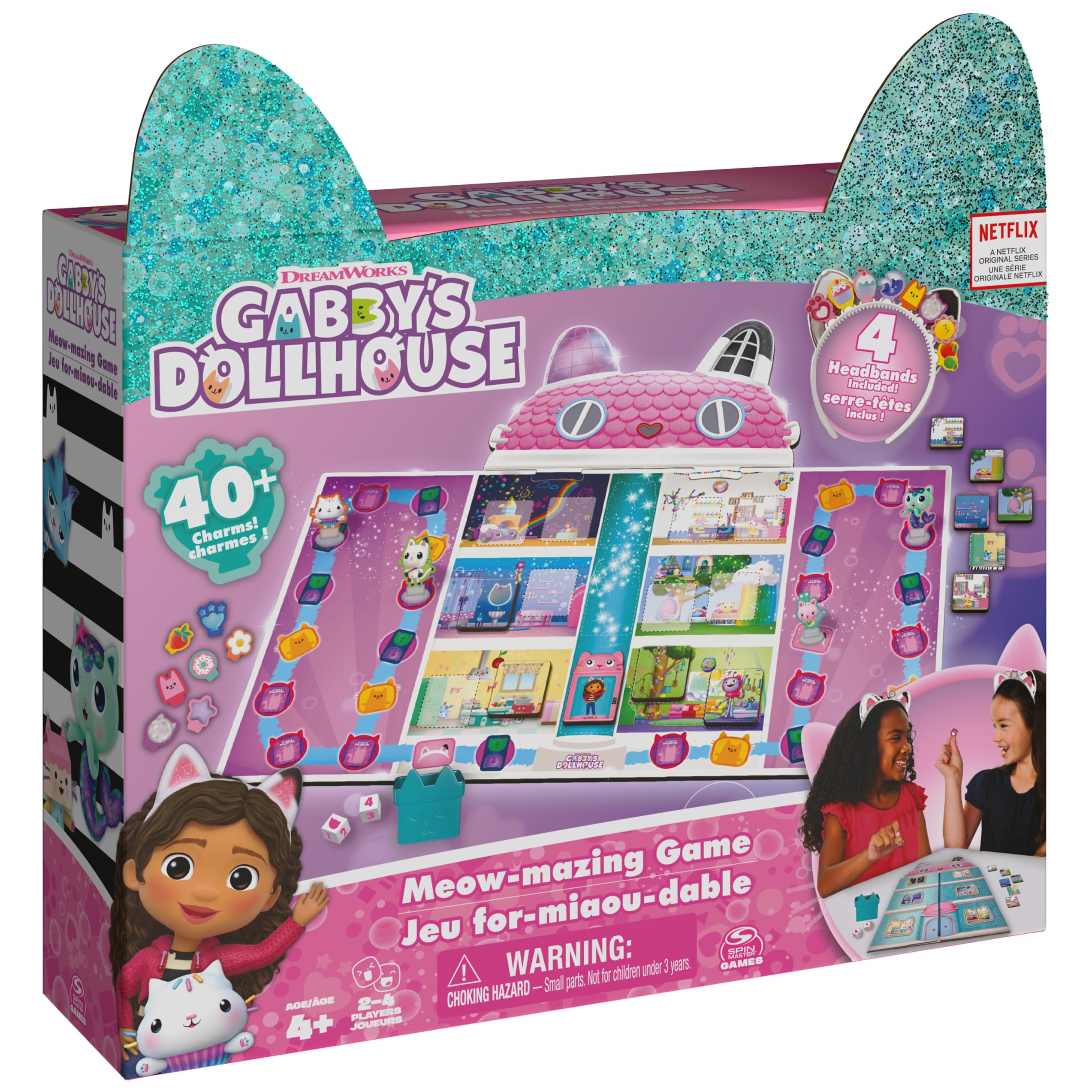 Foto 1 | Juego De Mesa Spin Master Games Gabby's Dollhouse Meow-mazing - Venta Internacional.