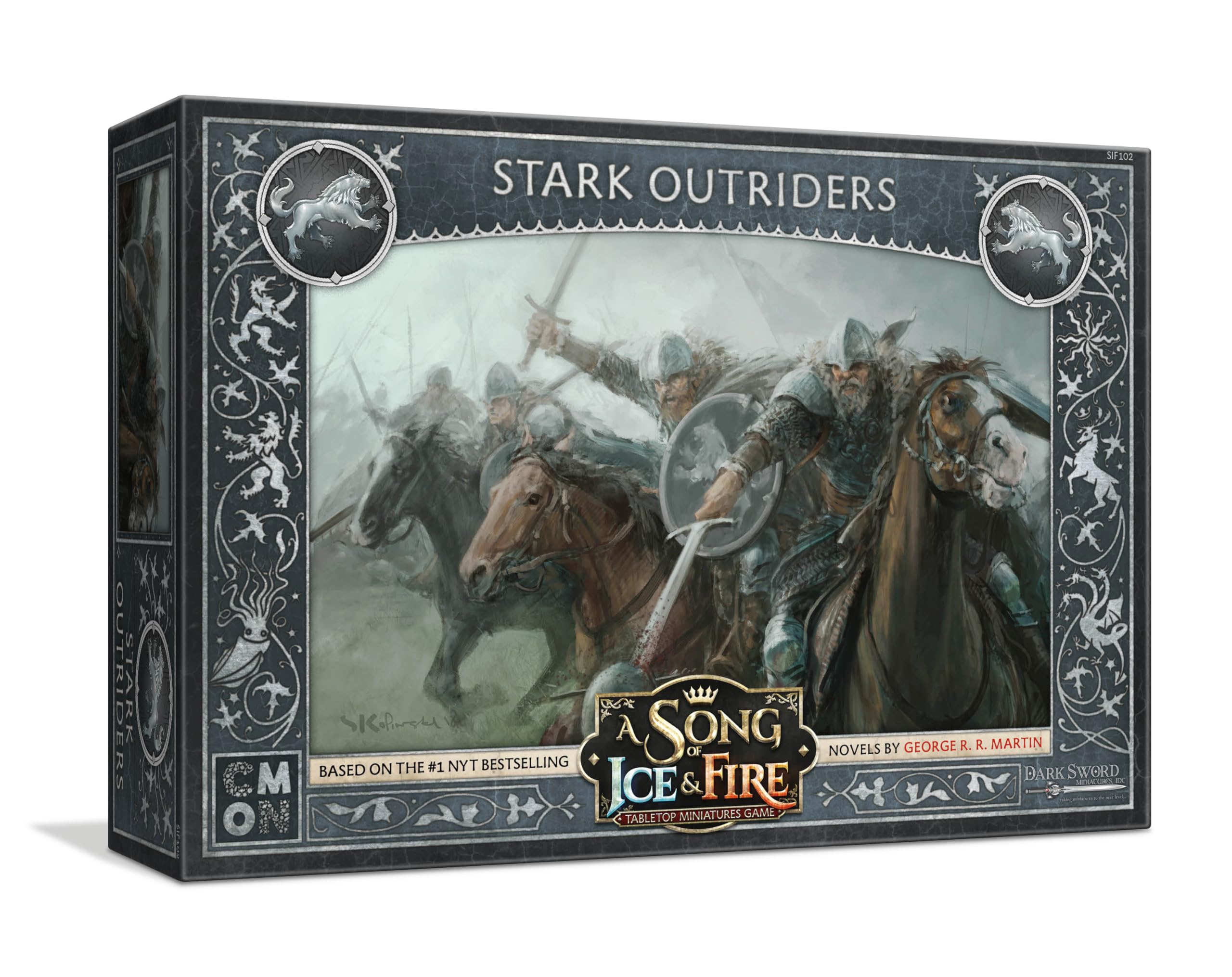 Juego De Estrategia Cmon Canción De Hielo Y Fuego Stark Outriders - Venta Internacional.