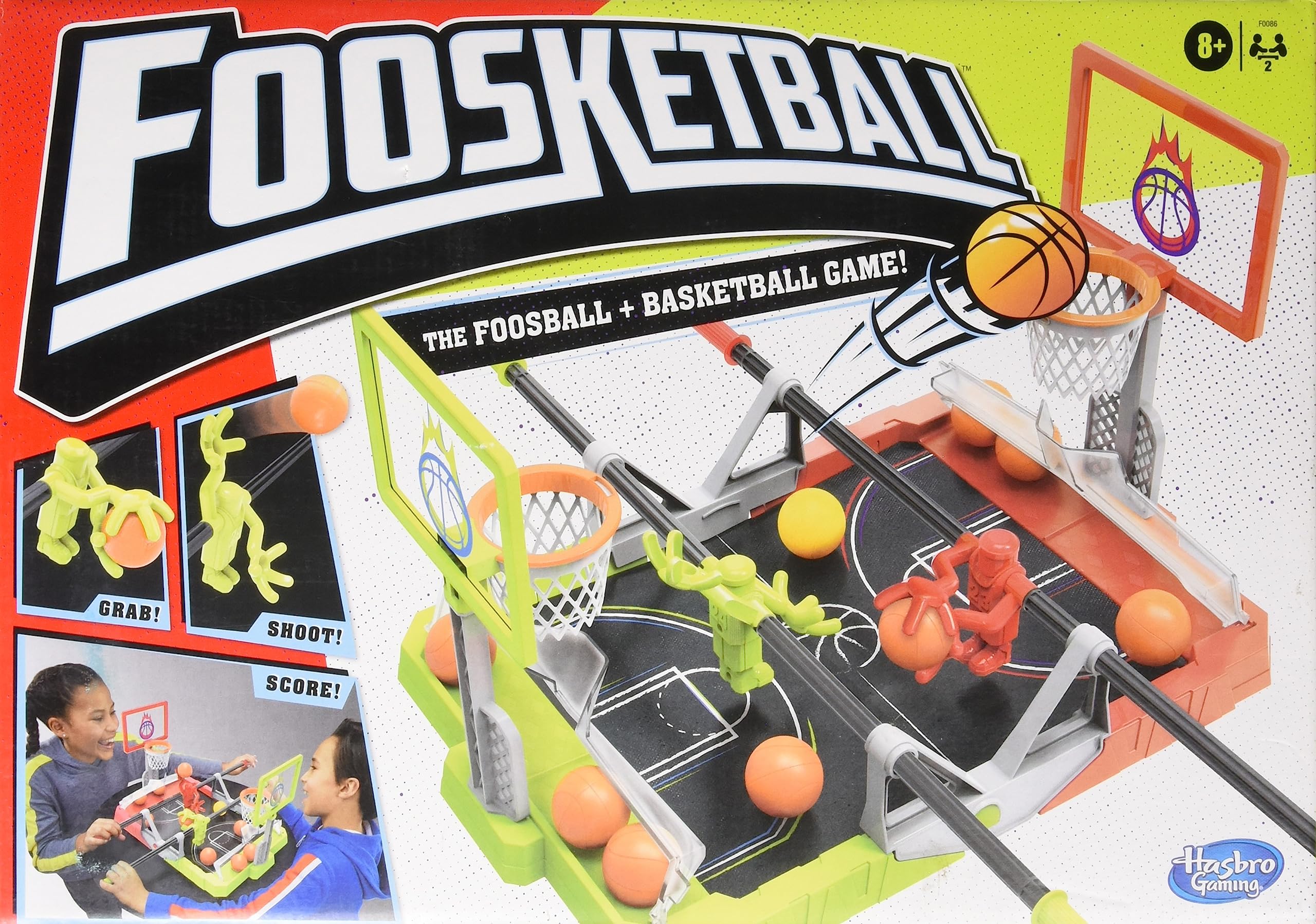 Juego De Mesa Hasbro Gaming Foosketball Para Niños Mayores De 8 Años - Venta Internacional.