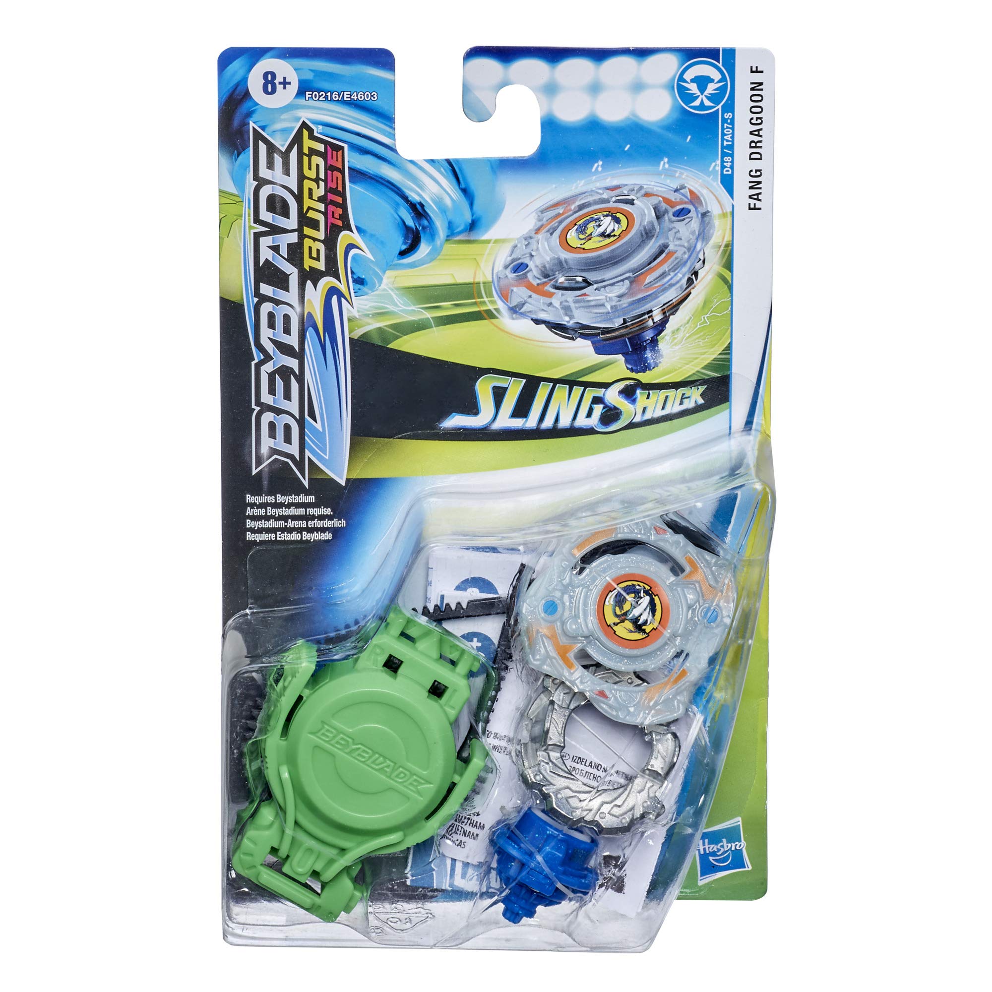 Foto 3 pulgar | Paquete De Inicio Beyblade Burst Rise Slingshock Fang Dragoon F - Venta Internacional.
