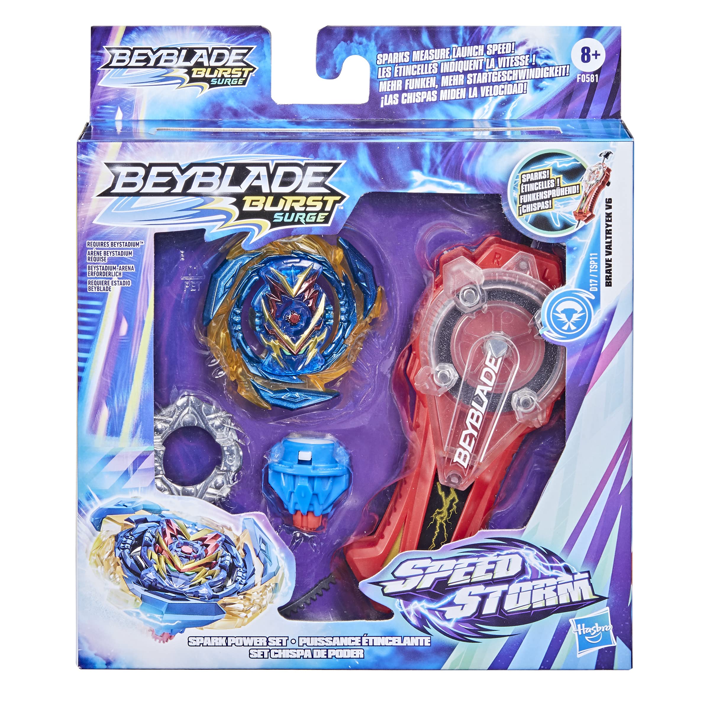 Foto 3 pulgar | Set De Juego De Batalla Beyblade Burst Surge Speedstorm Spark Power - Venta Internacional.