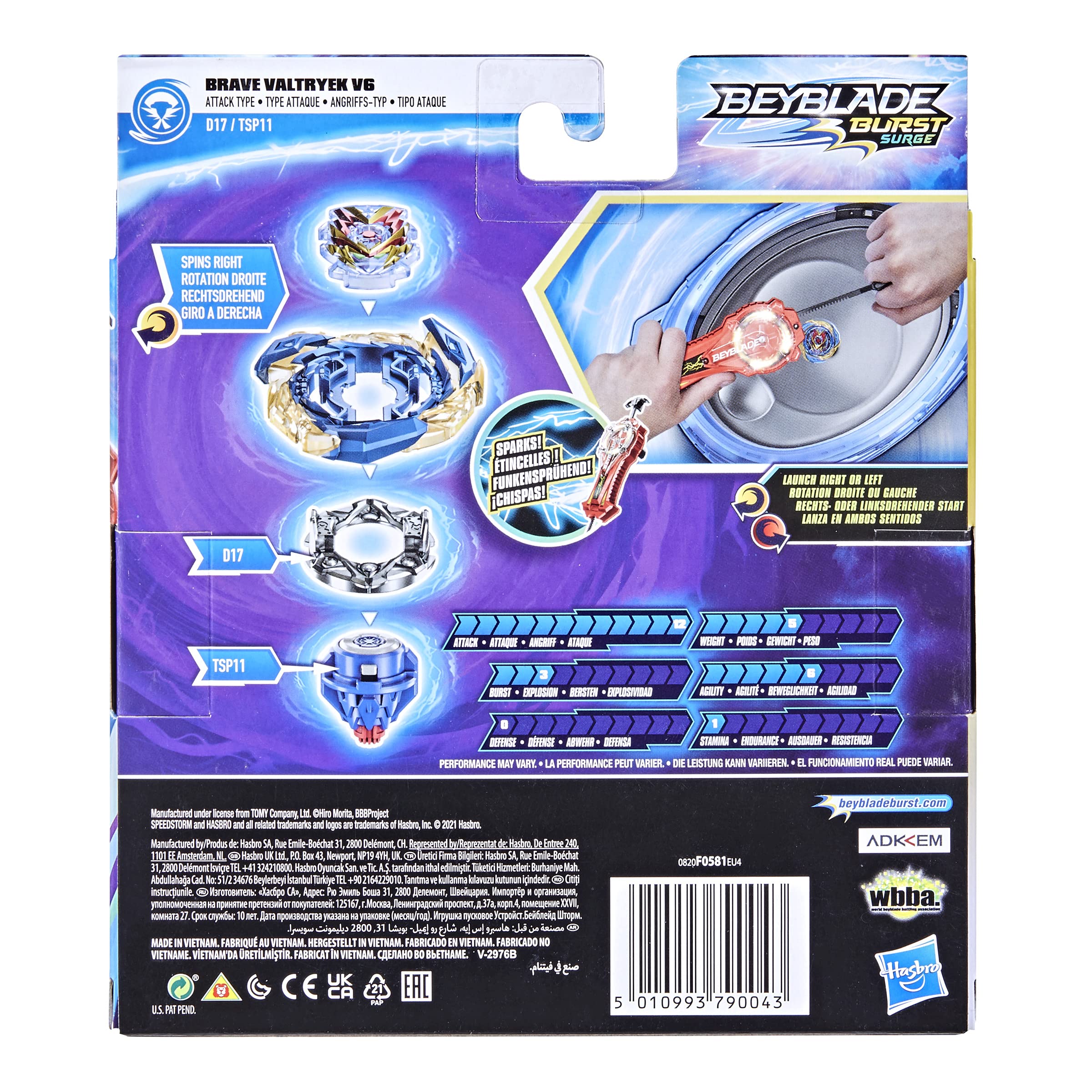 Foto 4 pulgar | Set De Juego De Batalla Beyblade Burst Surge Speedstorm Spark Power - Venta Internacional.