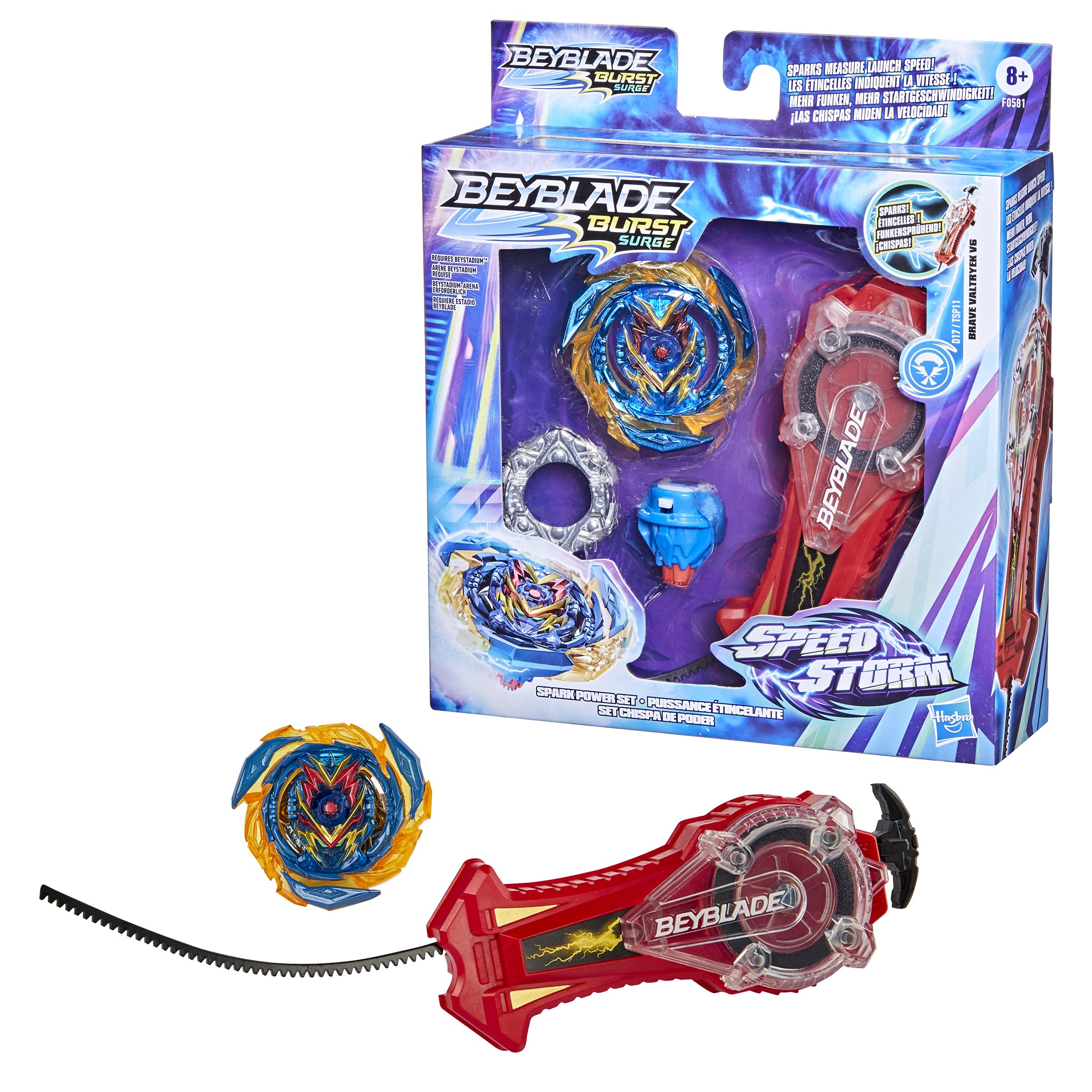 Foto 6 pulgar | Set De Juego De Batalla Beyblade Burst Surge Speedstorm Spark Power - Venta Internacional.